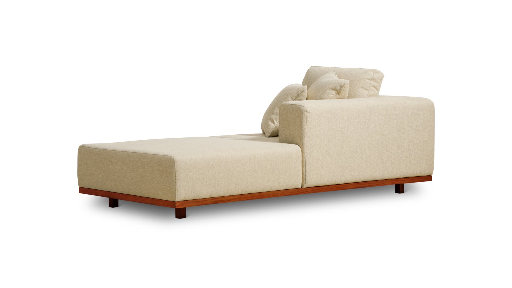 Sunny Days Outdoor Chaise, Right Facing, Sandy