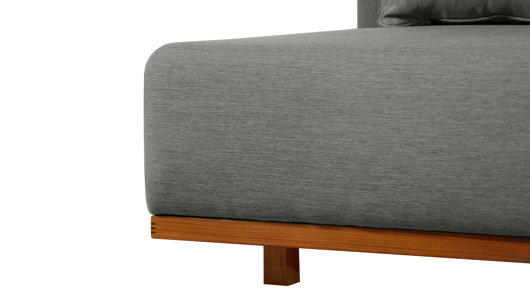 Sunny Days Outdoor Chaise, Right Facing, Pepper