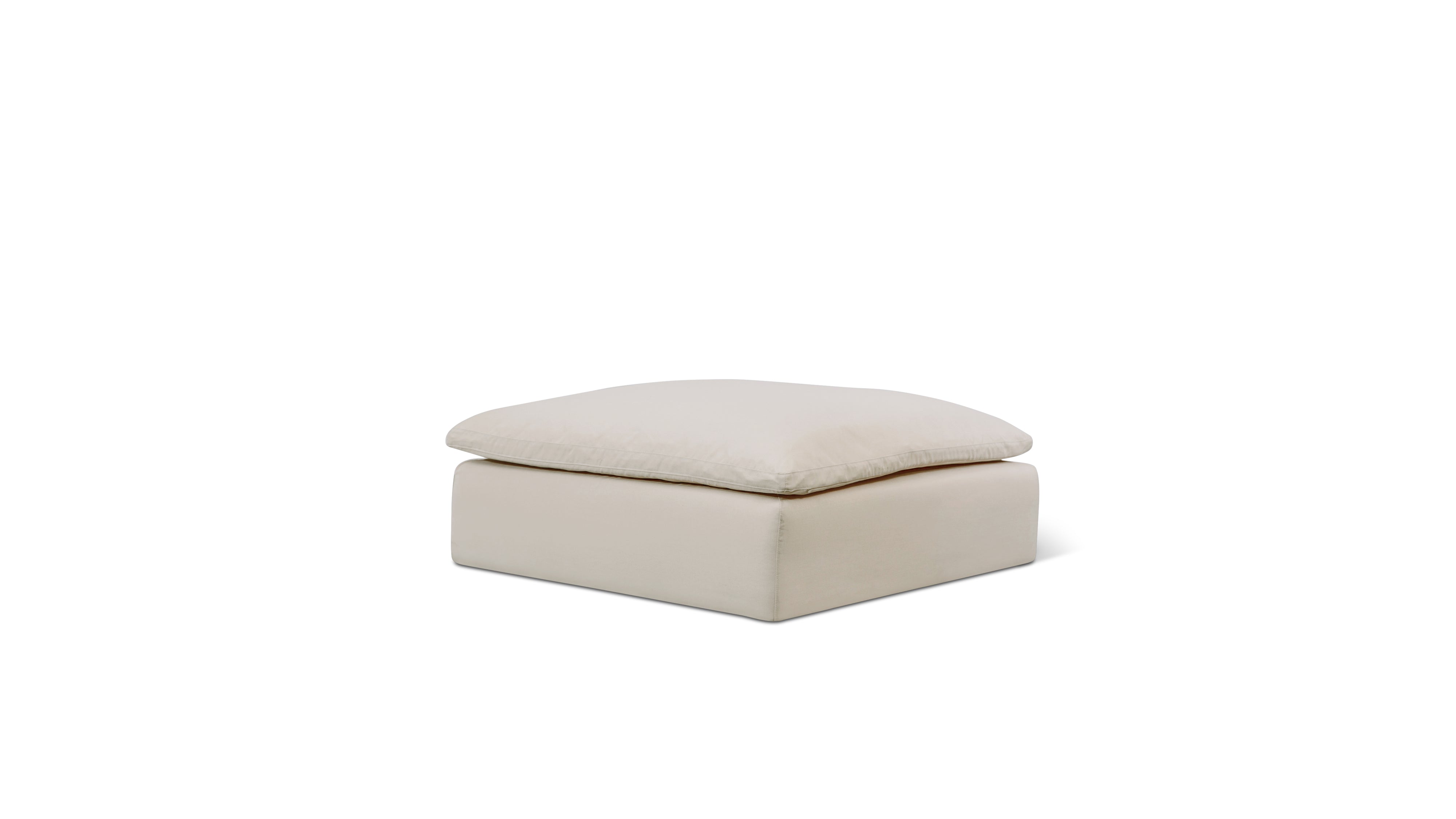 Movie Night™ Outdoor Ottoman, Large, Ivory - Sundays CompanyOUT-MO-012-006