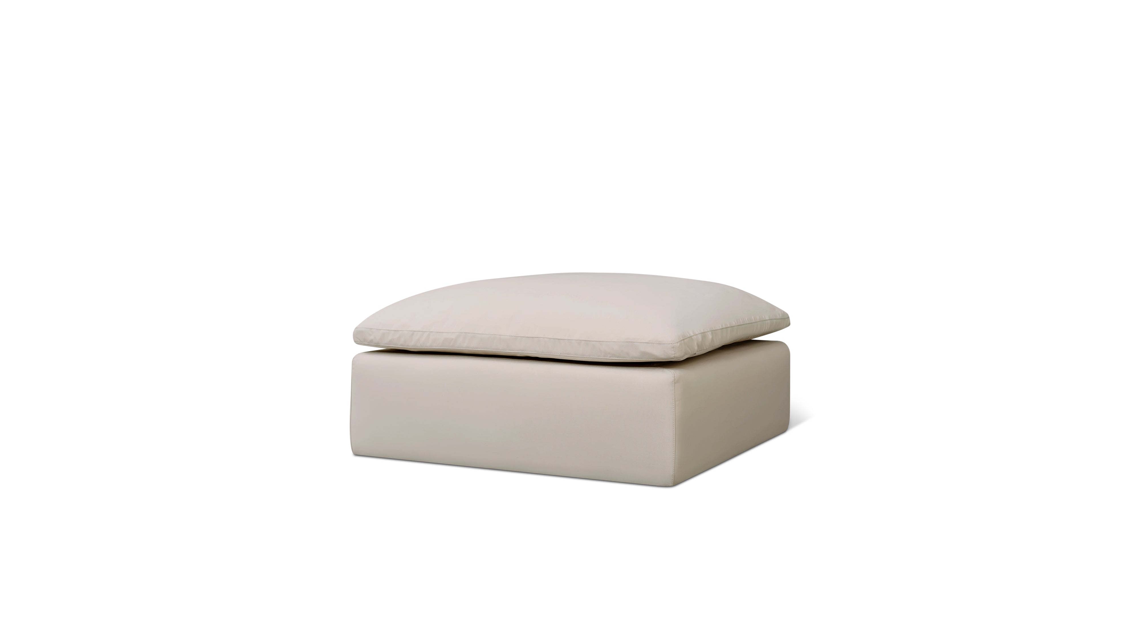 Movie Night™ Outdoor Ottoman, Standard, Ivory - Sundays CompanyOUT-MO-015-006