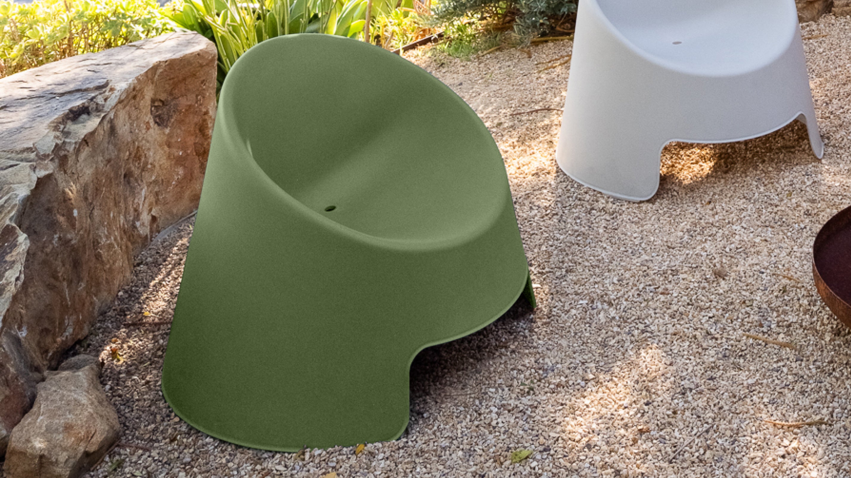 Inner Circle Outdoor Lounge Chair (Set of Two), Matcha