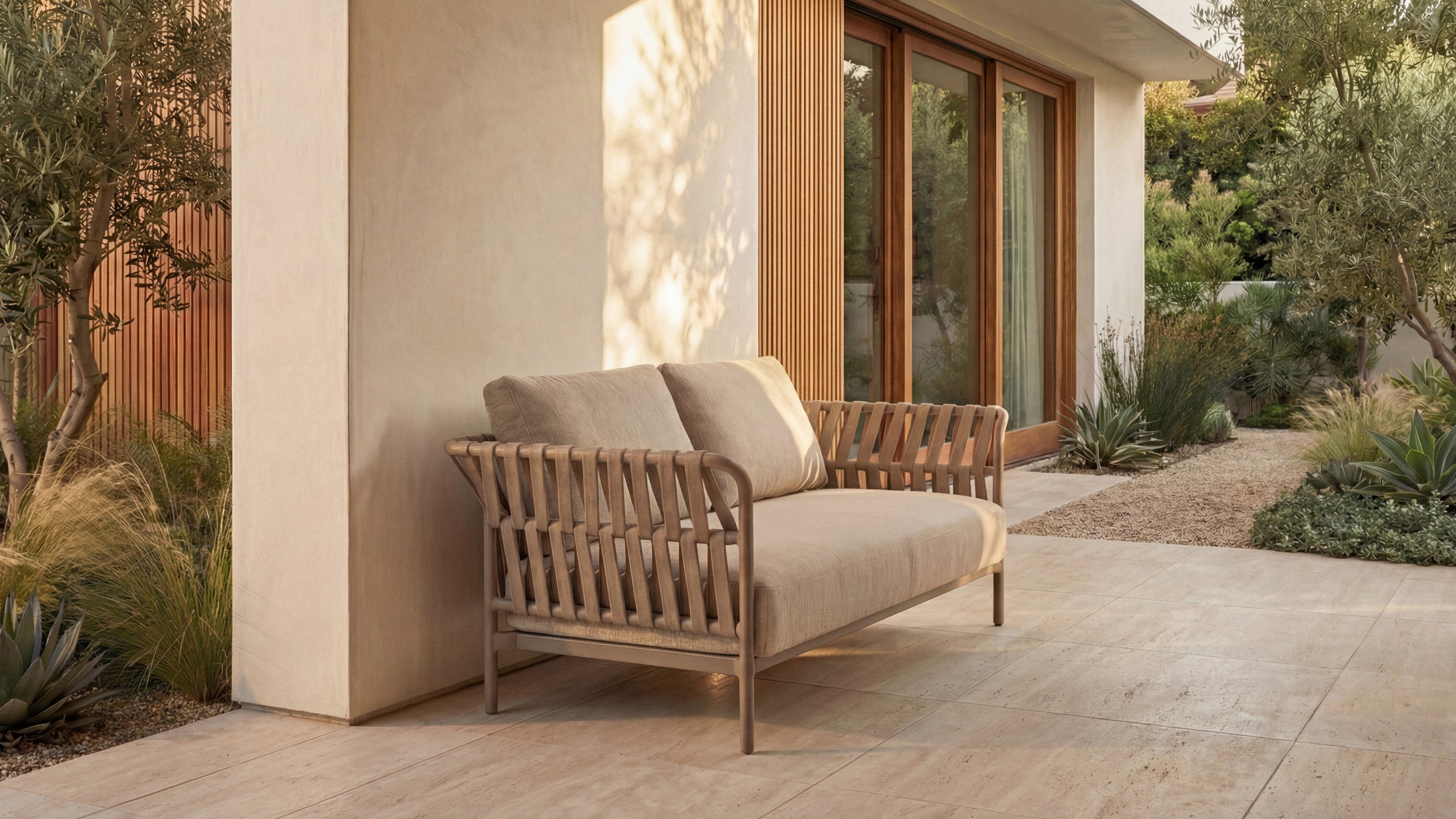 Sweet Escape Outdoor Sofa, Grey