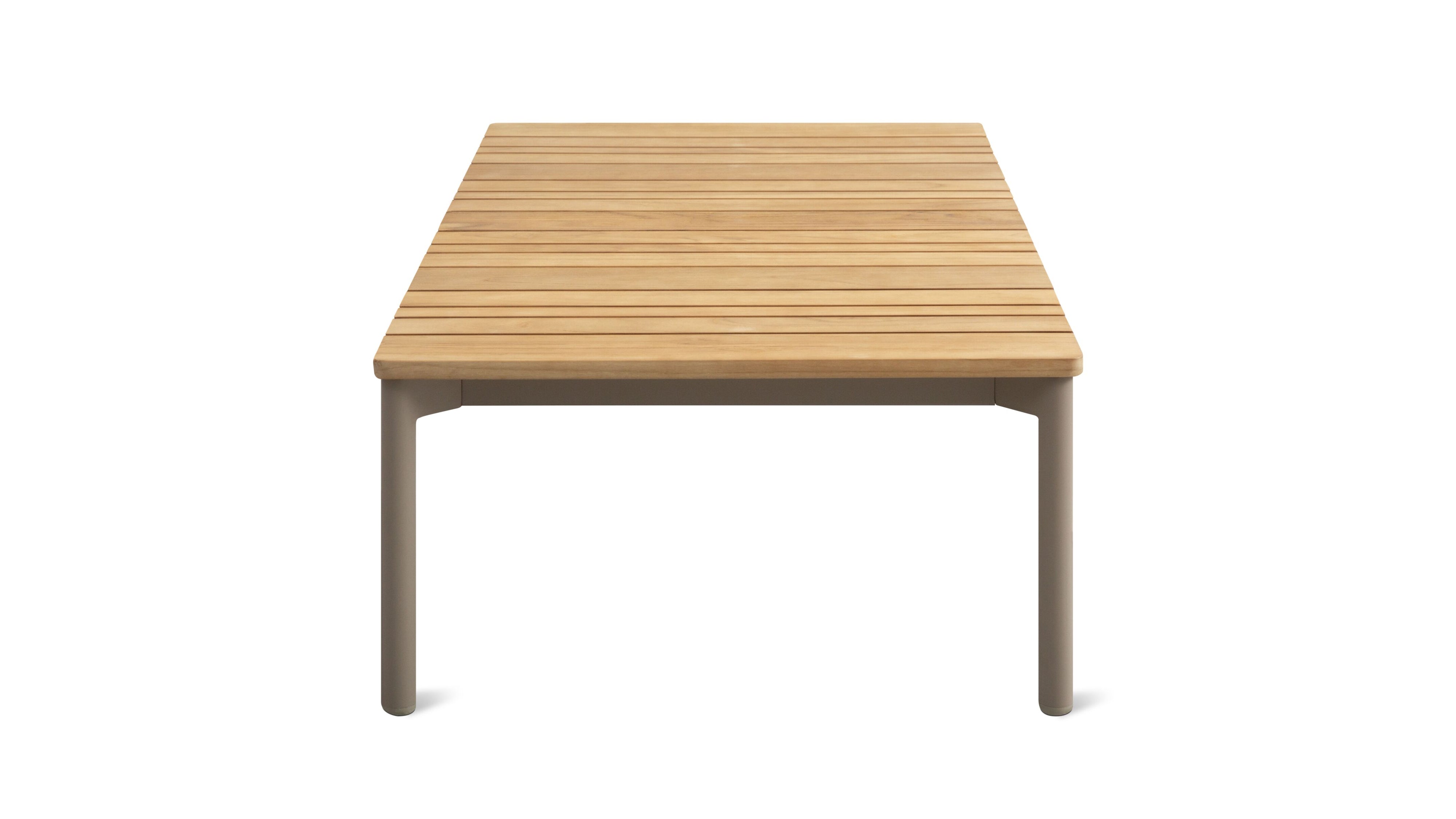Sweet Escape Outdoor Coffee Table, Grey/Teak