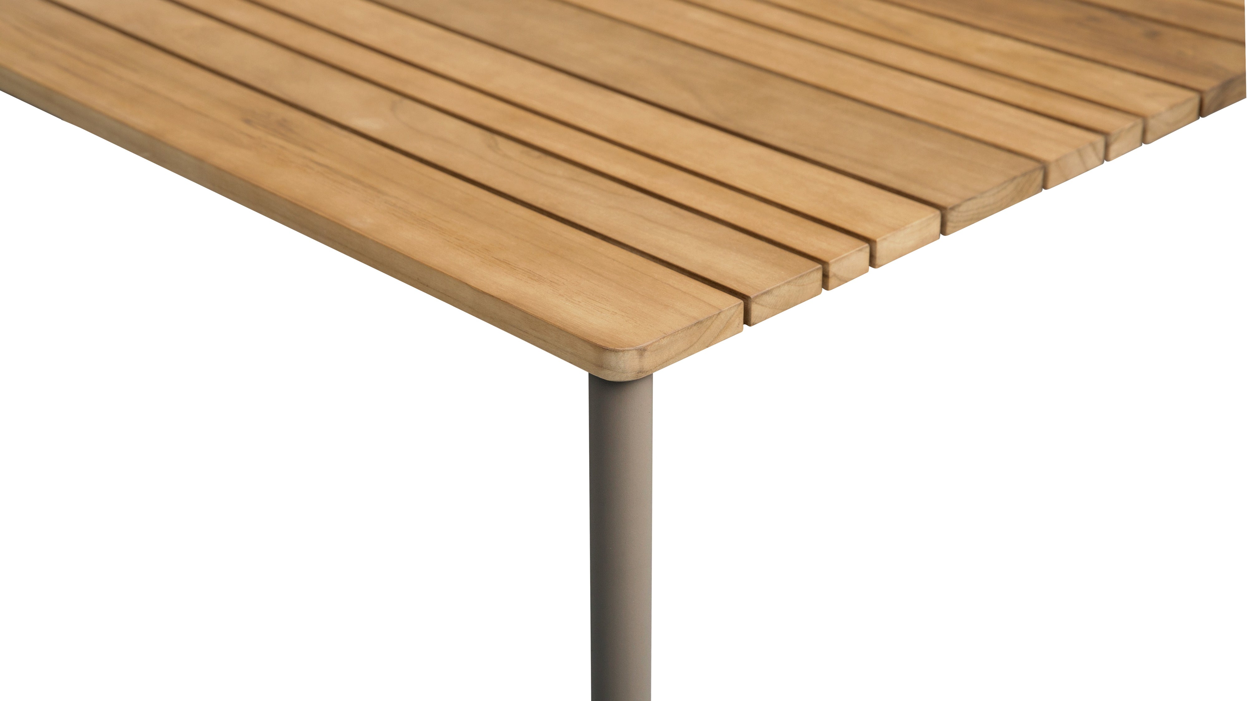Sweet Escape Outdoor Coffee Table, Grey/Teak