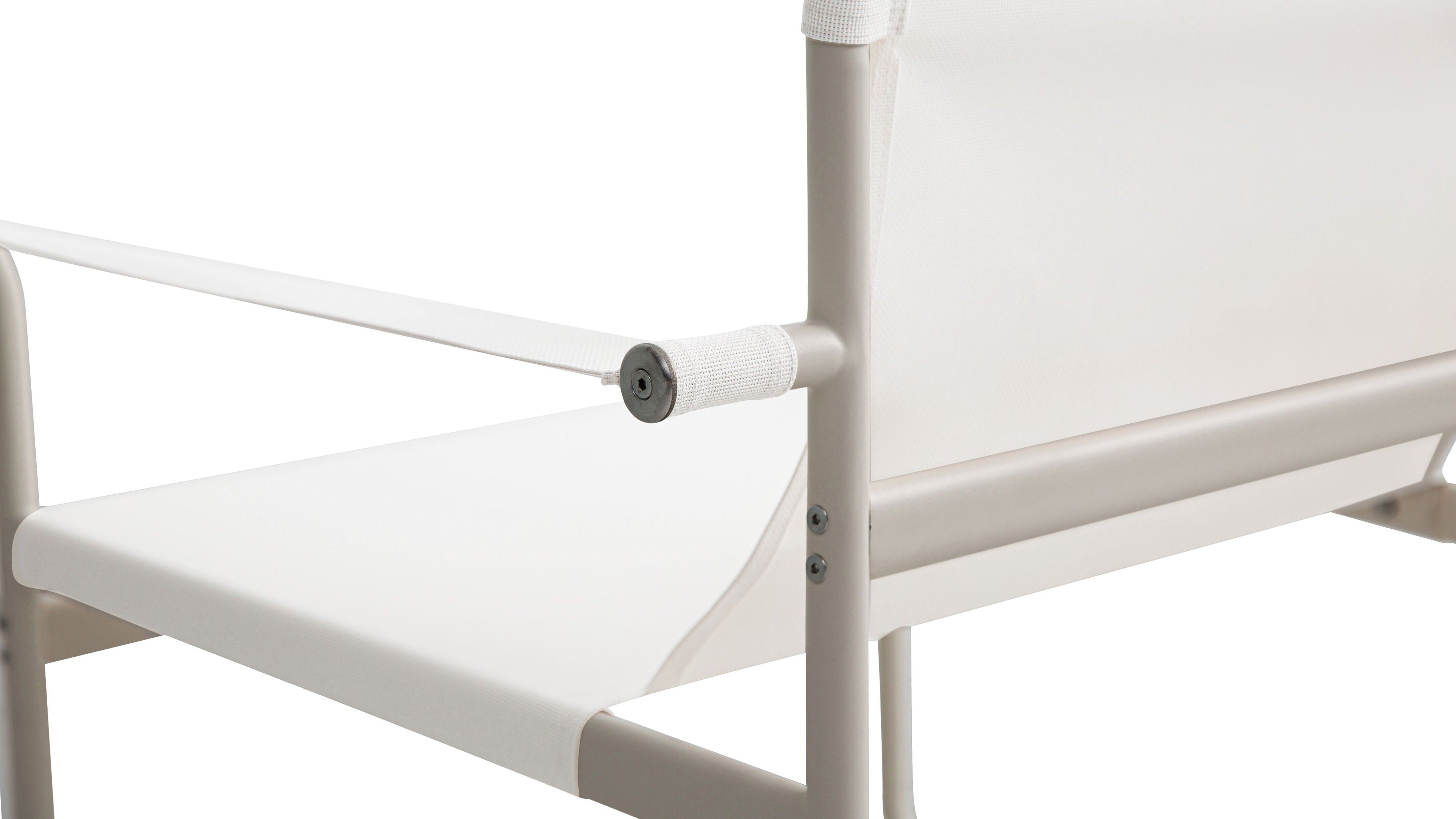 Poolside Outdoor Lounge Chair, Ivory