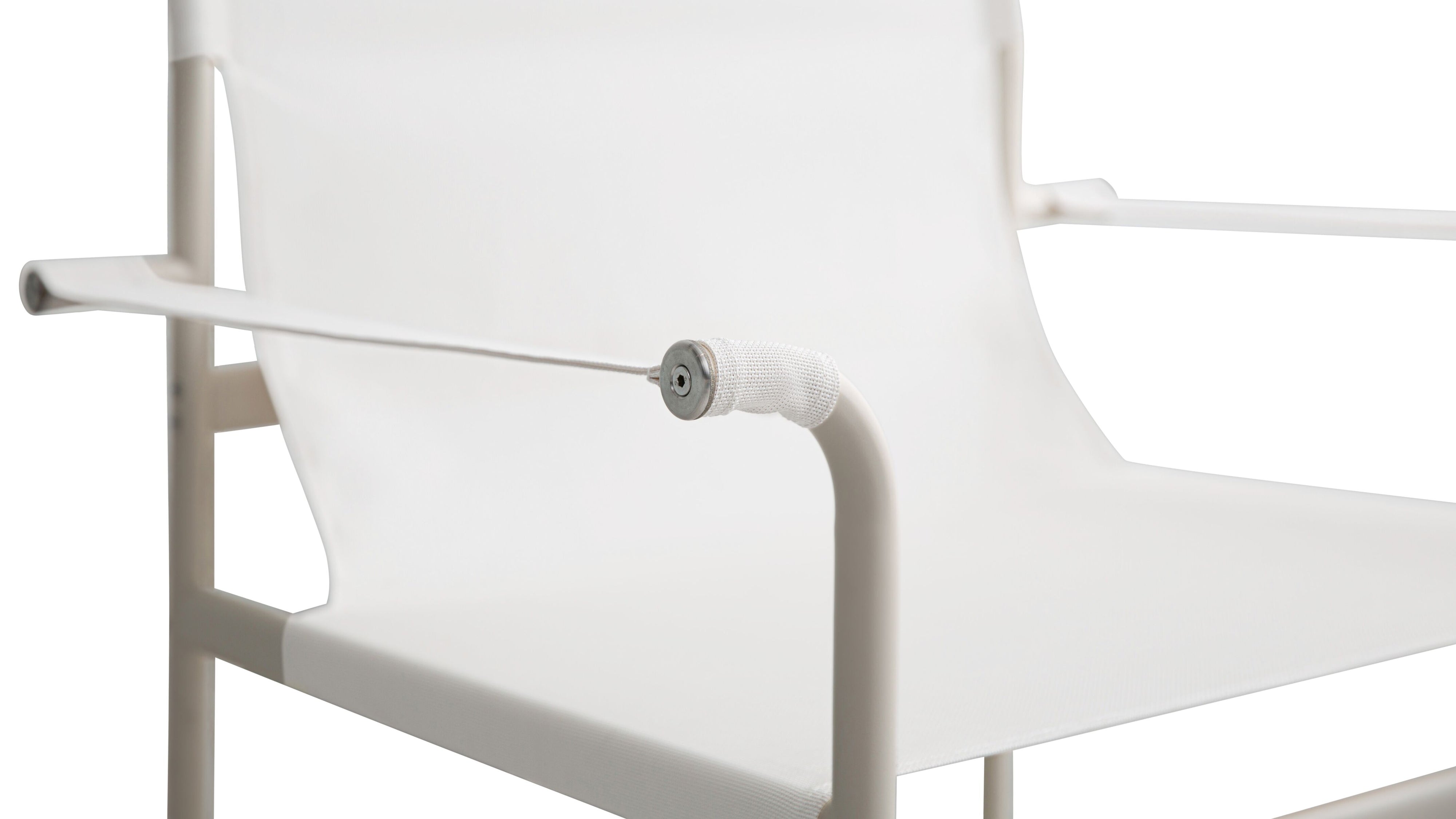 Poolside Outdoor Lounge Chair, Ivory