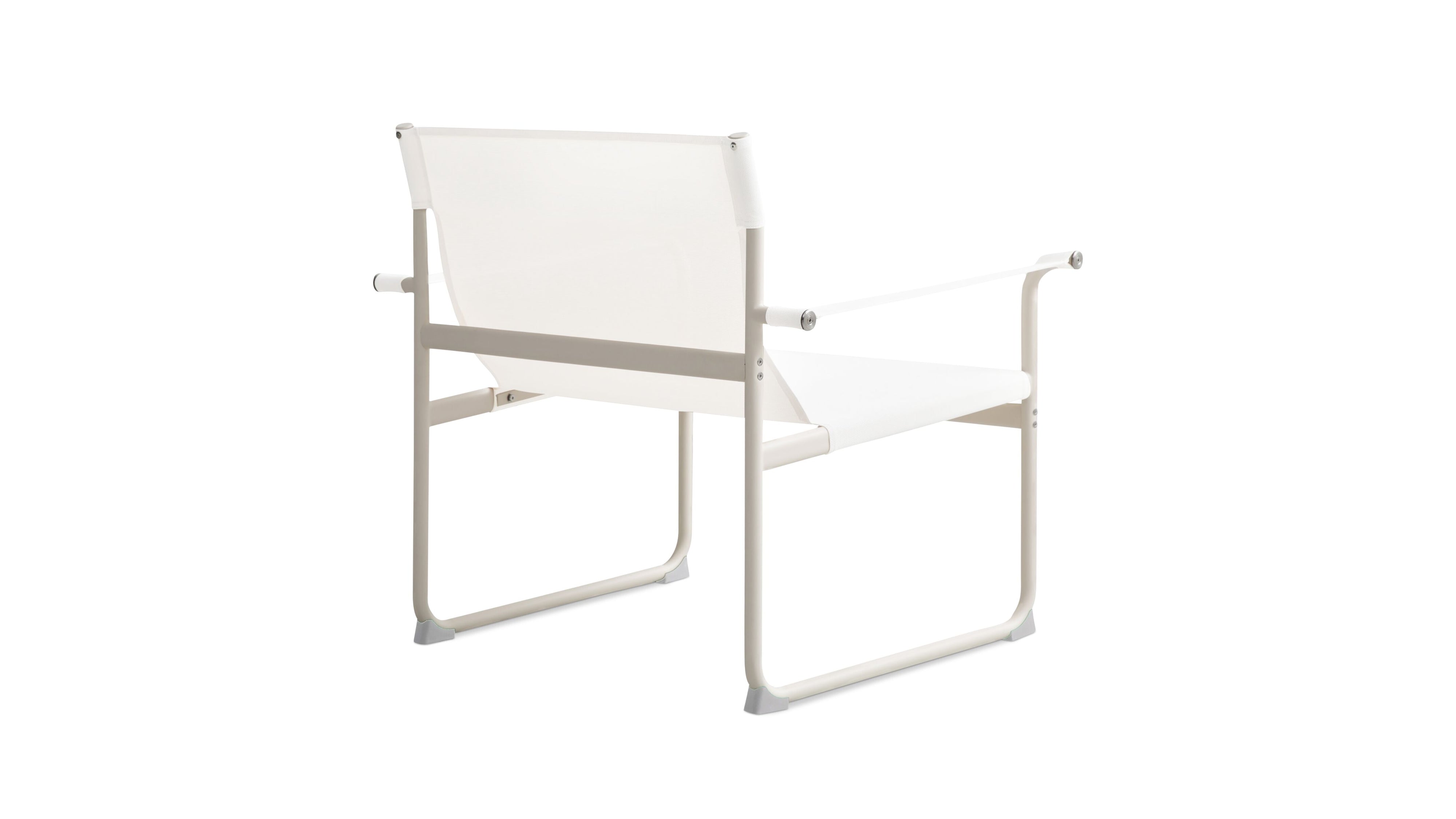 Poolside Outdoor Lounge Chair, Ivory