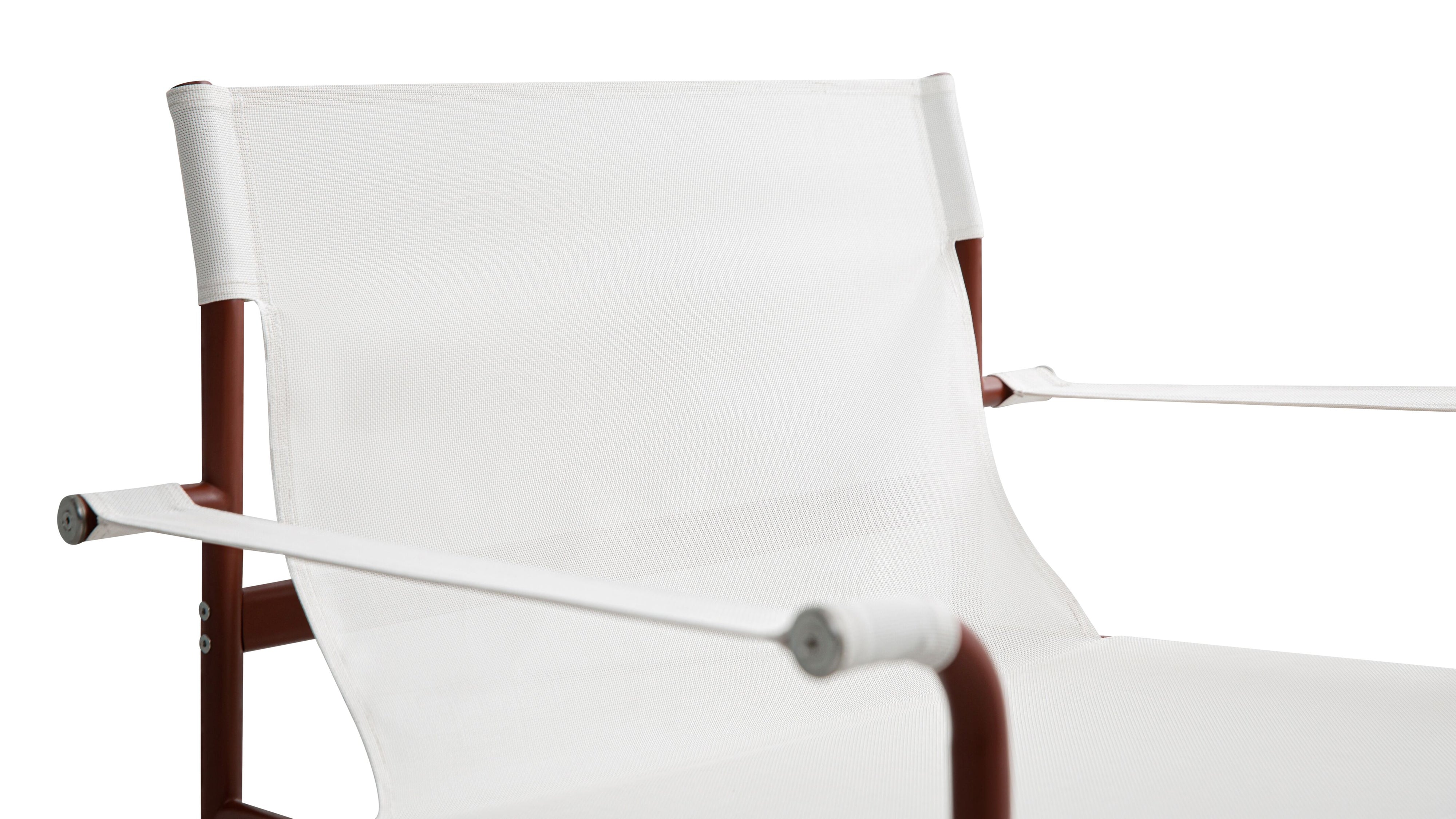 Poolside Outdoor Lounge Chair, Terracotta