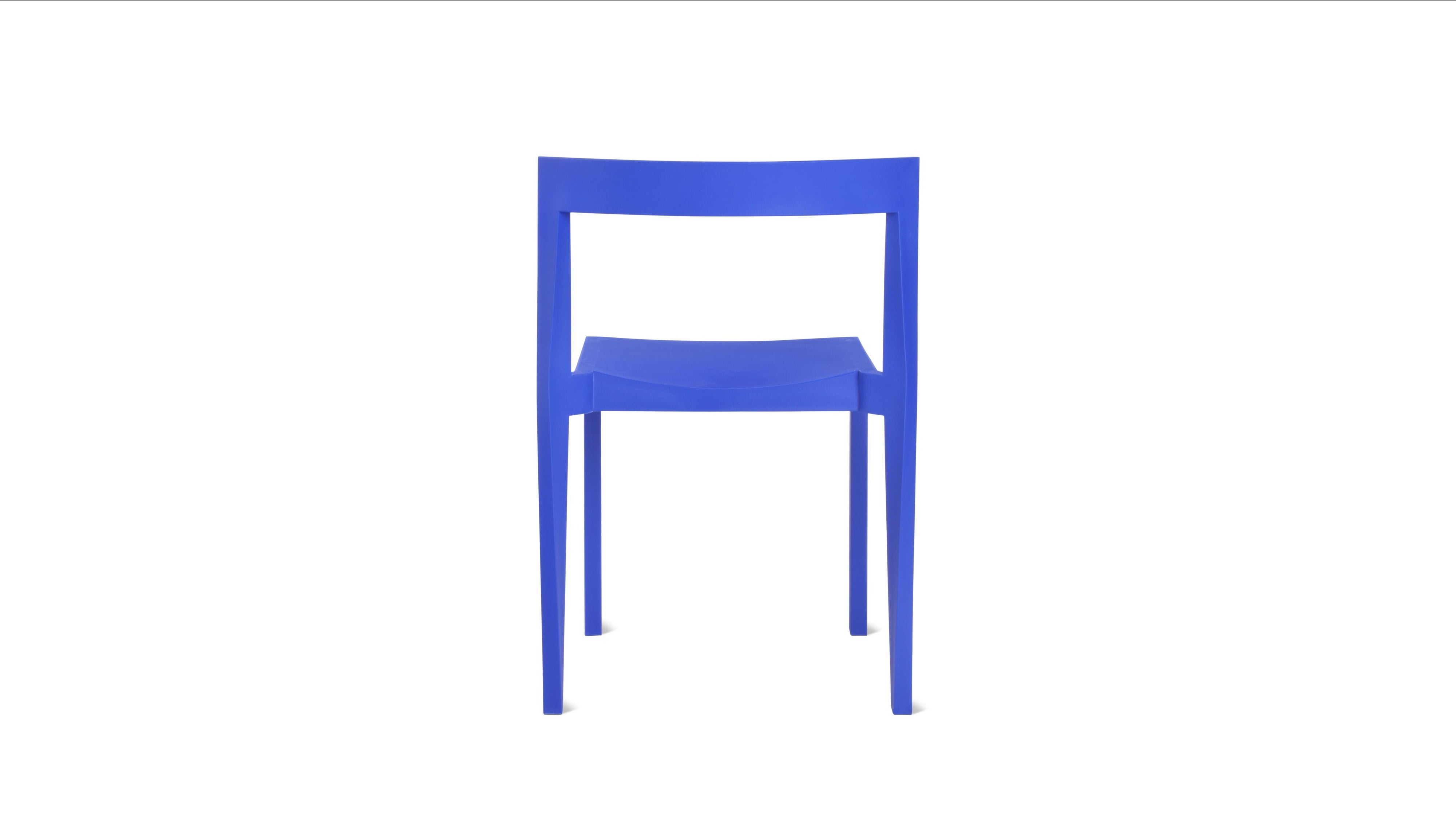 Open Air Outdoor Dining Chair (Set Of Two), Cobalt
