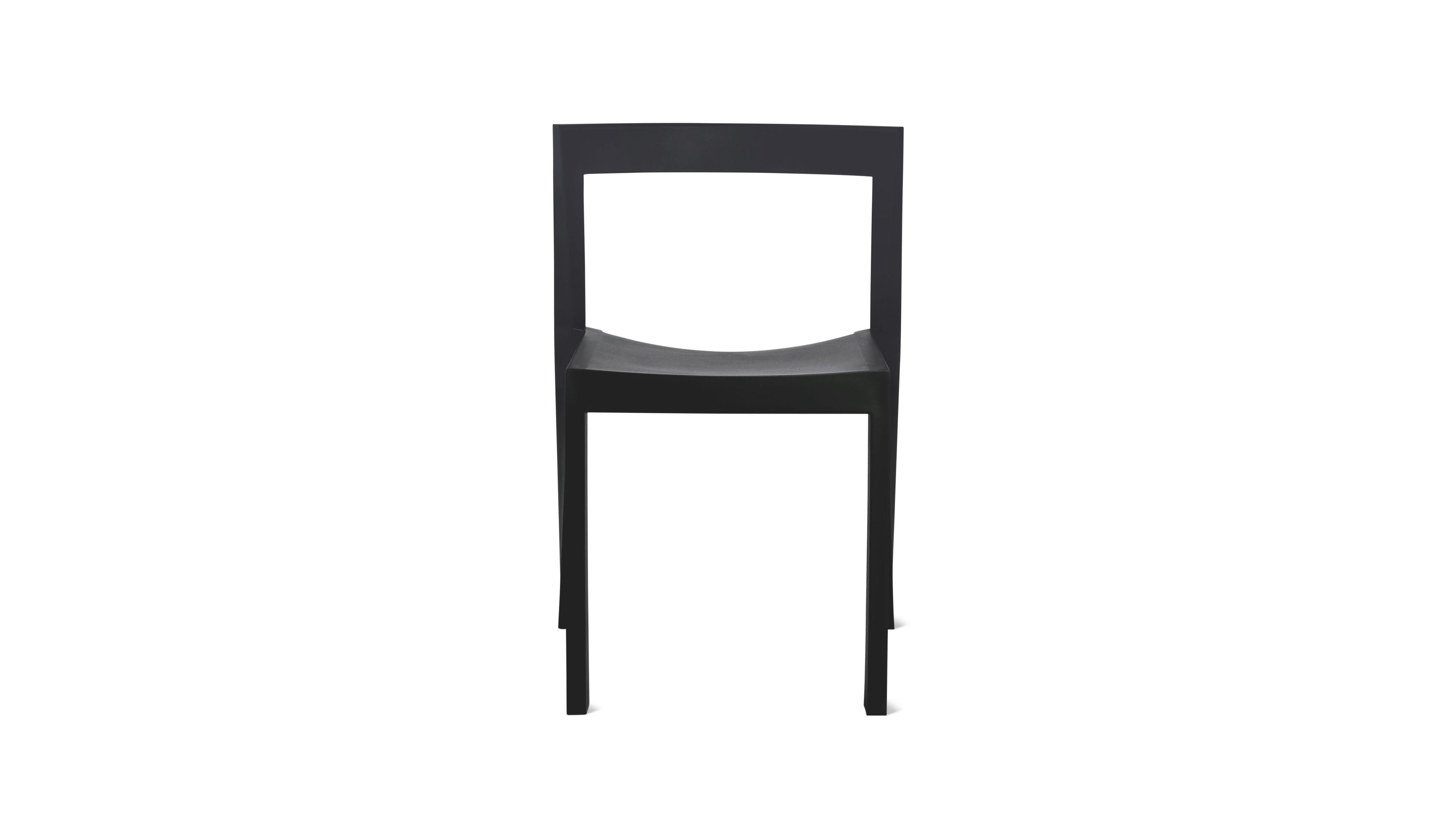 Open Air Outdoor Dining Chair (Set Of Two), Carbon