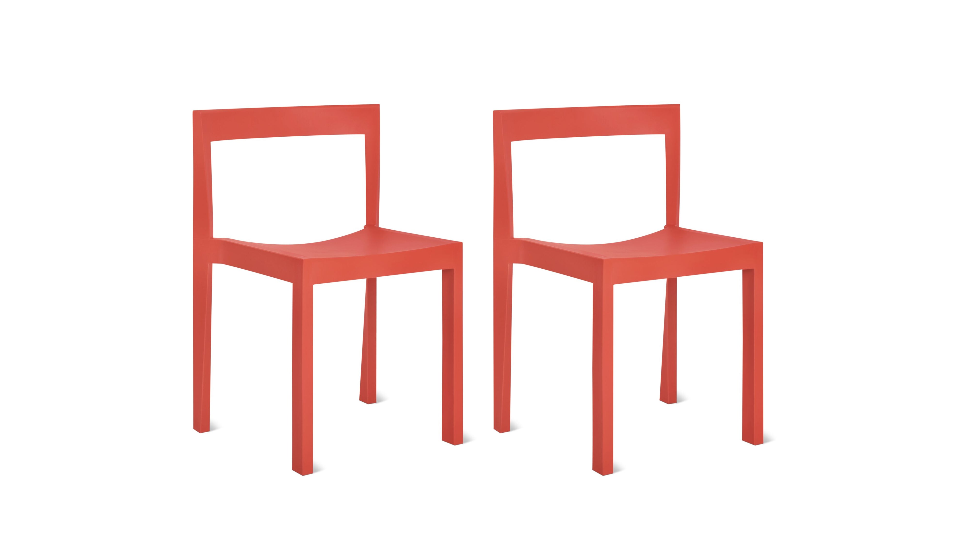 Open Air Outdoor Dining Chair (Set Of Two), Maple