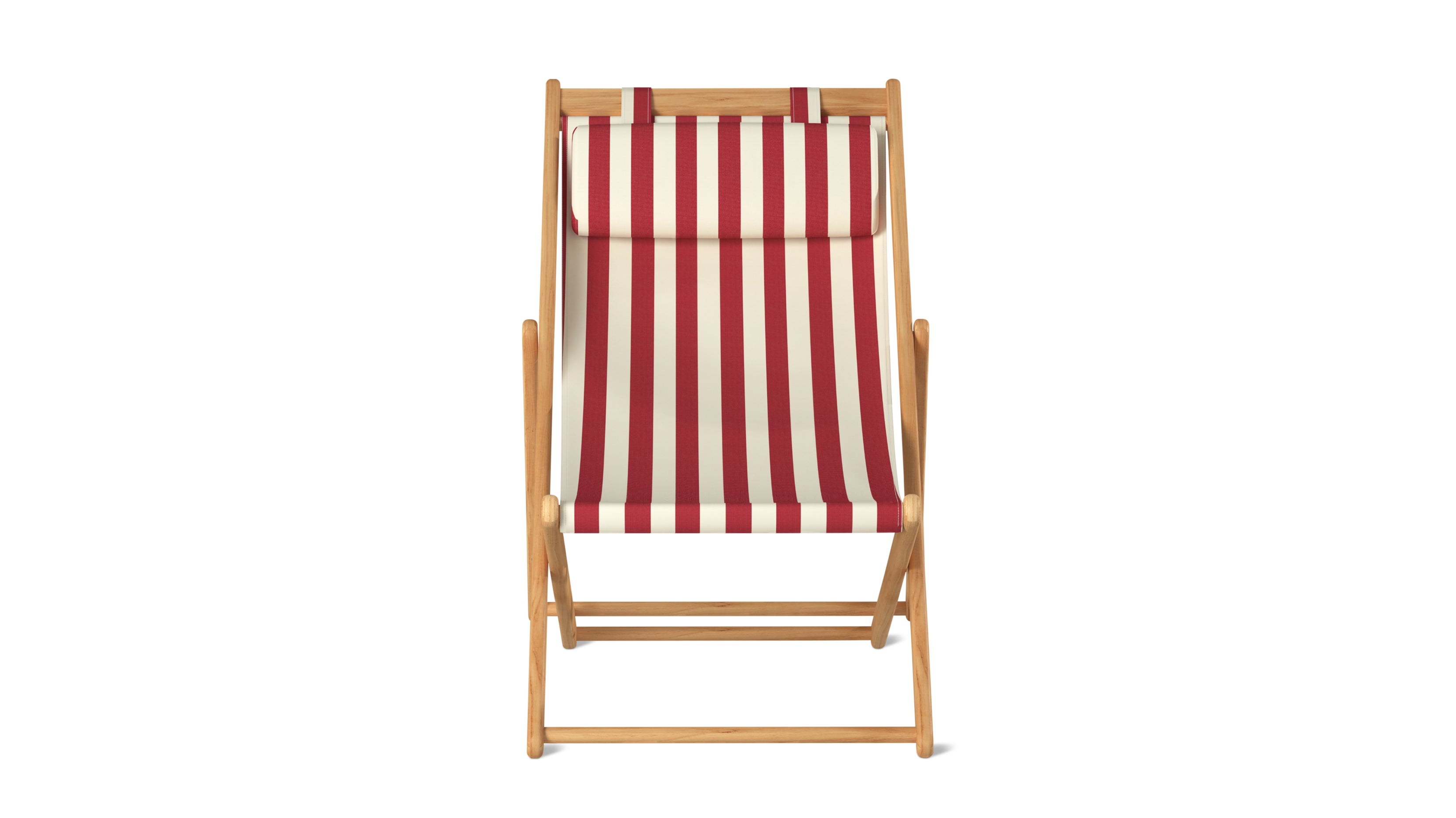 Settle In Outdoor Patio Chair, Large, Scarlet Stripe - Sundays CompanyOUT-YB-002-110