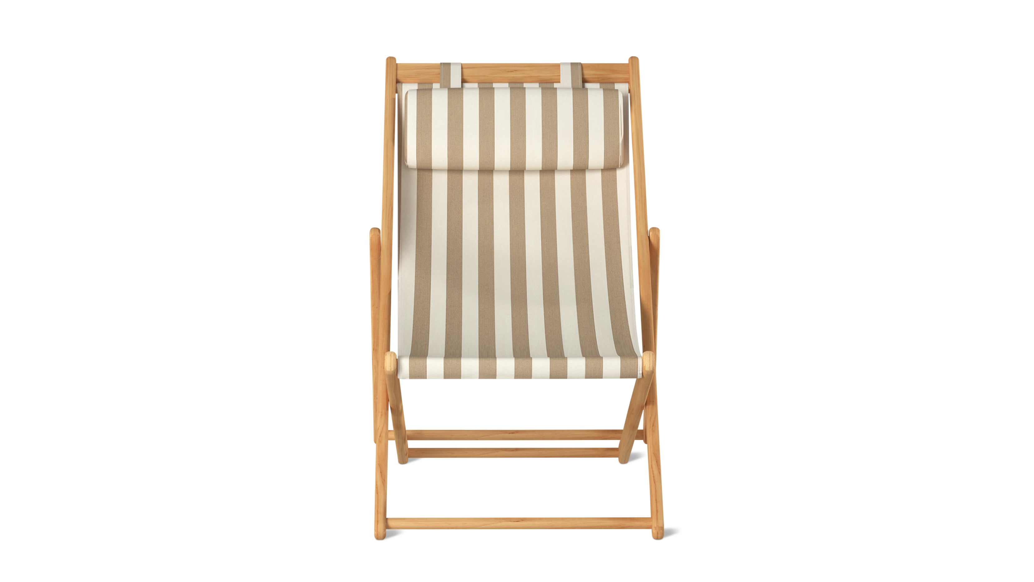 Settle In Outdoor Patio Chair, Large, Tan Stripe - Sundays CompanyOUT-YB-002-111