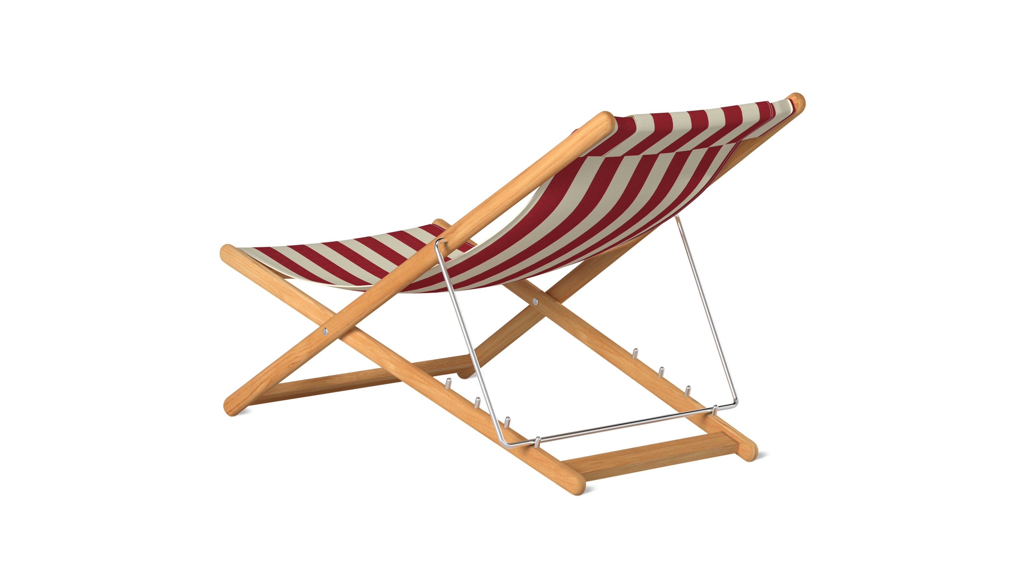 Settle In Outdoor Patio Chair, Small, Scarlet Stripe - Sundays CompanyOUT-YB-007-110