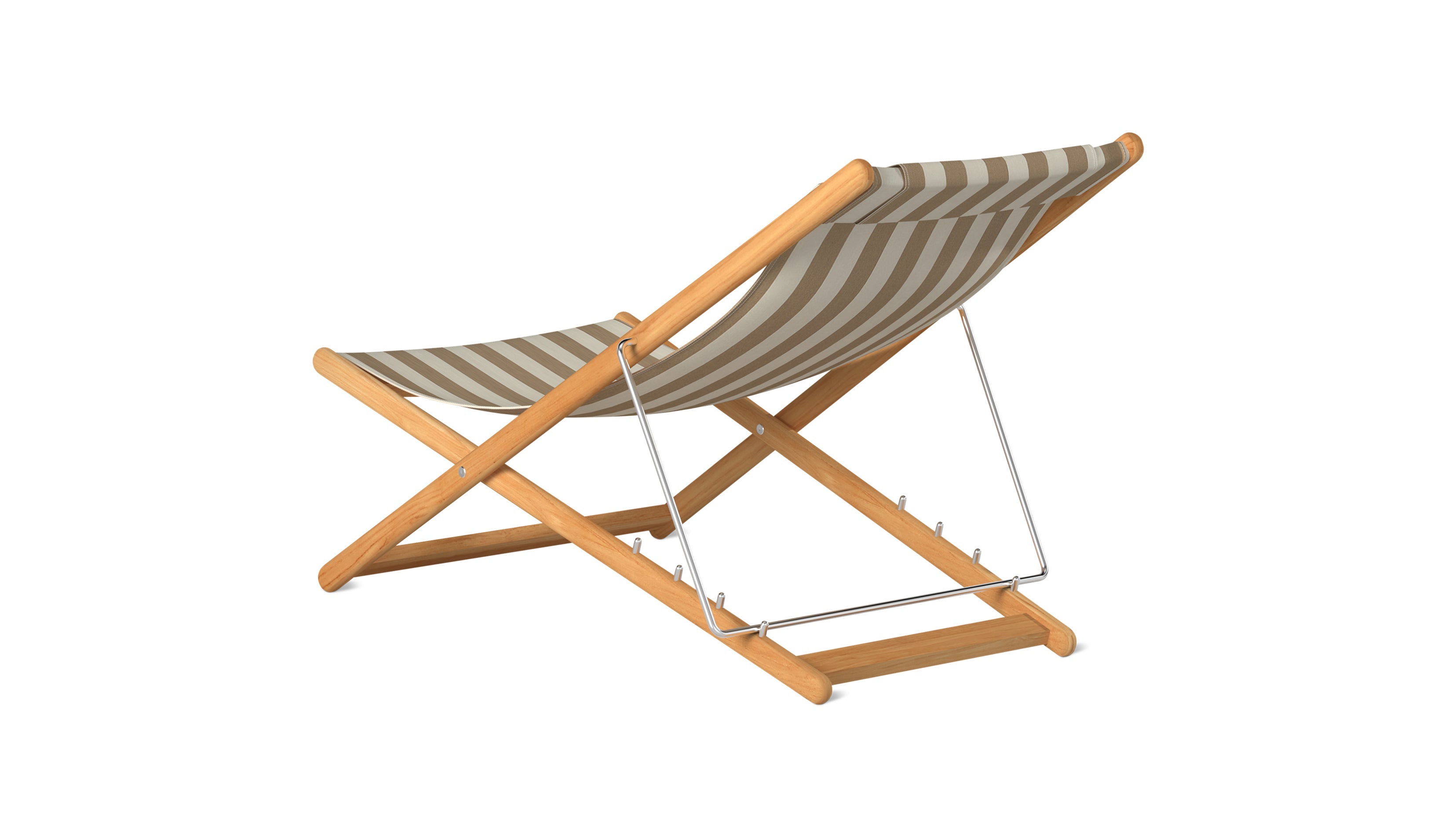 Settle In Outdoor Patio Chair, Small, Tan Stripe - Sundays CompanyOUT-YB-007-111