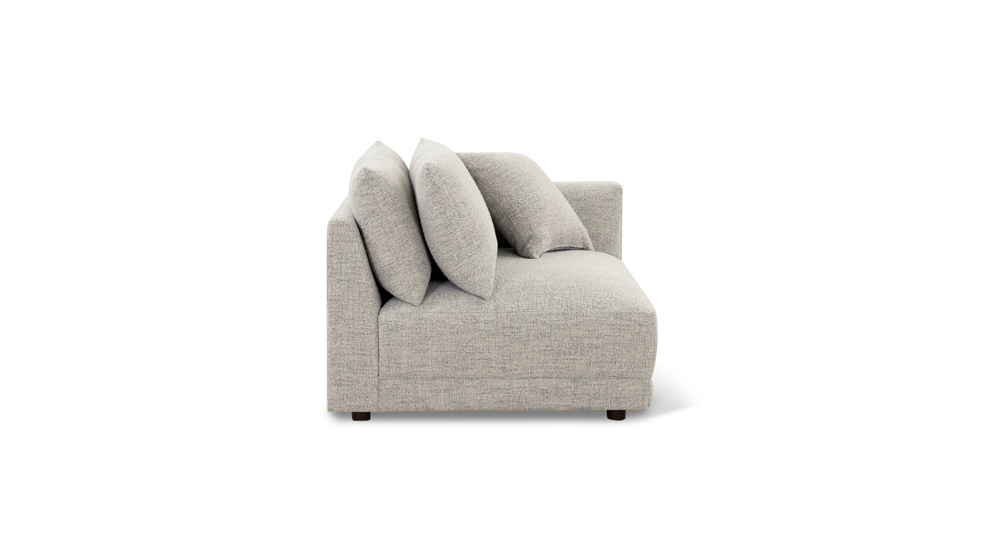 Soft Spot Right Arm Corner Chair, Oatmeal