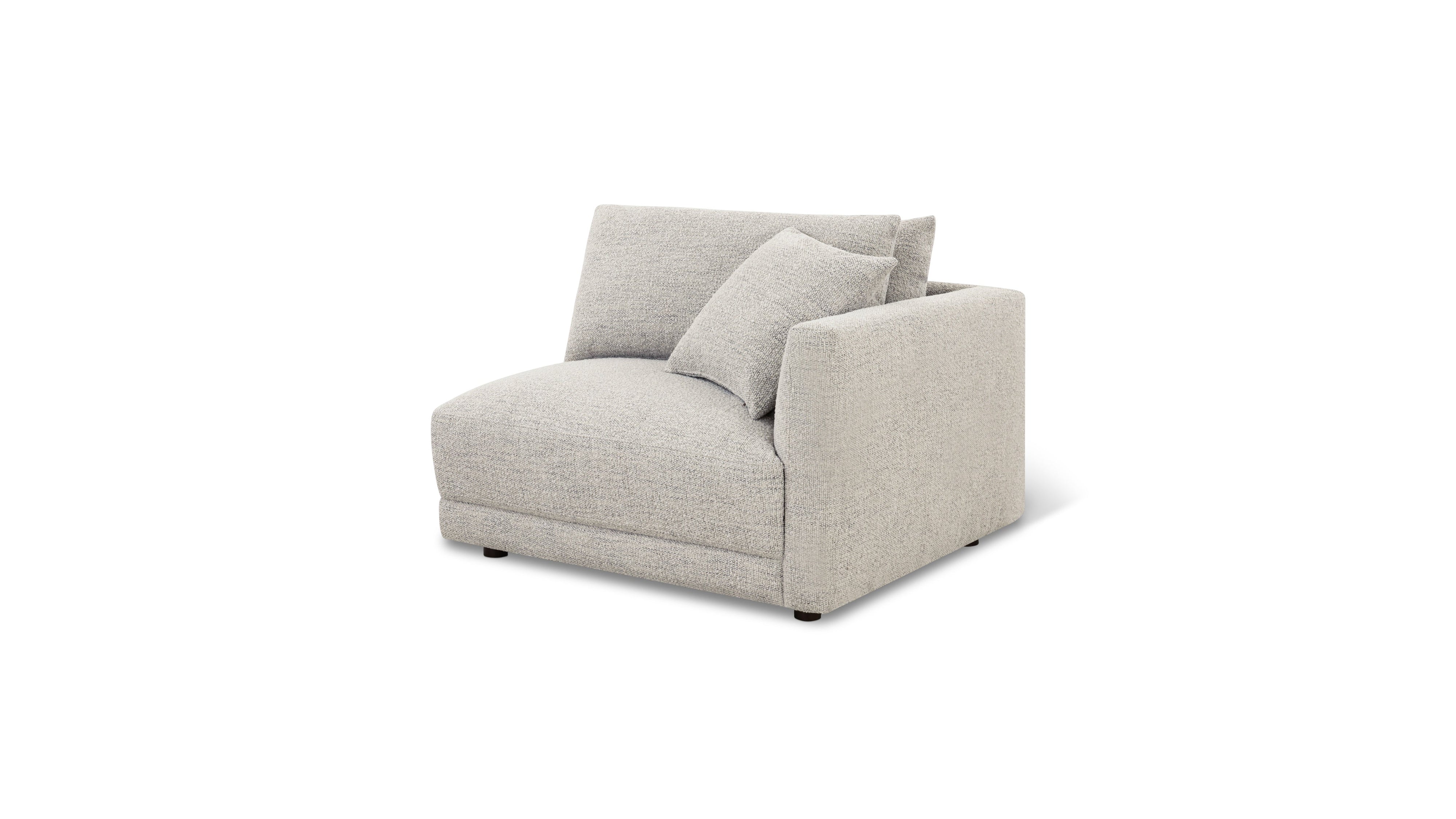 Soft Spot Right Arm Corner Chair, Oatmeal