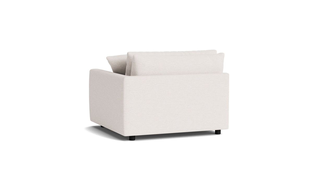 Soft Spot Right Arm Corner Chair, Nomad Snow