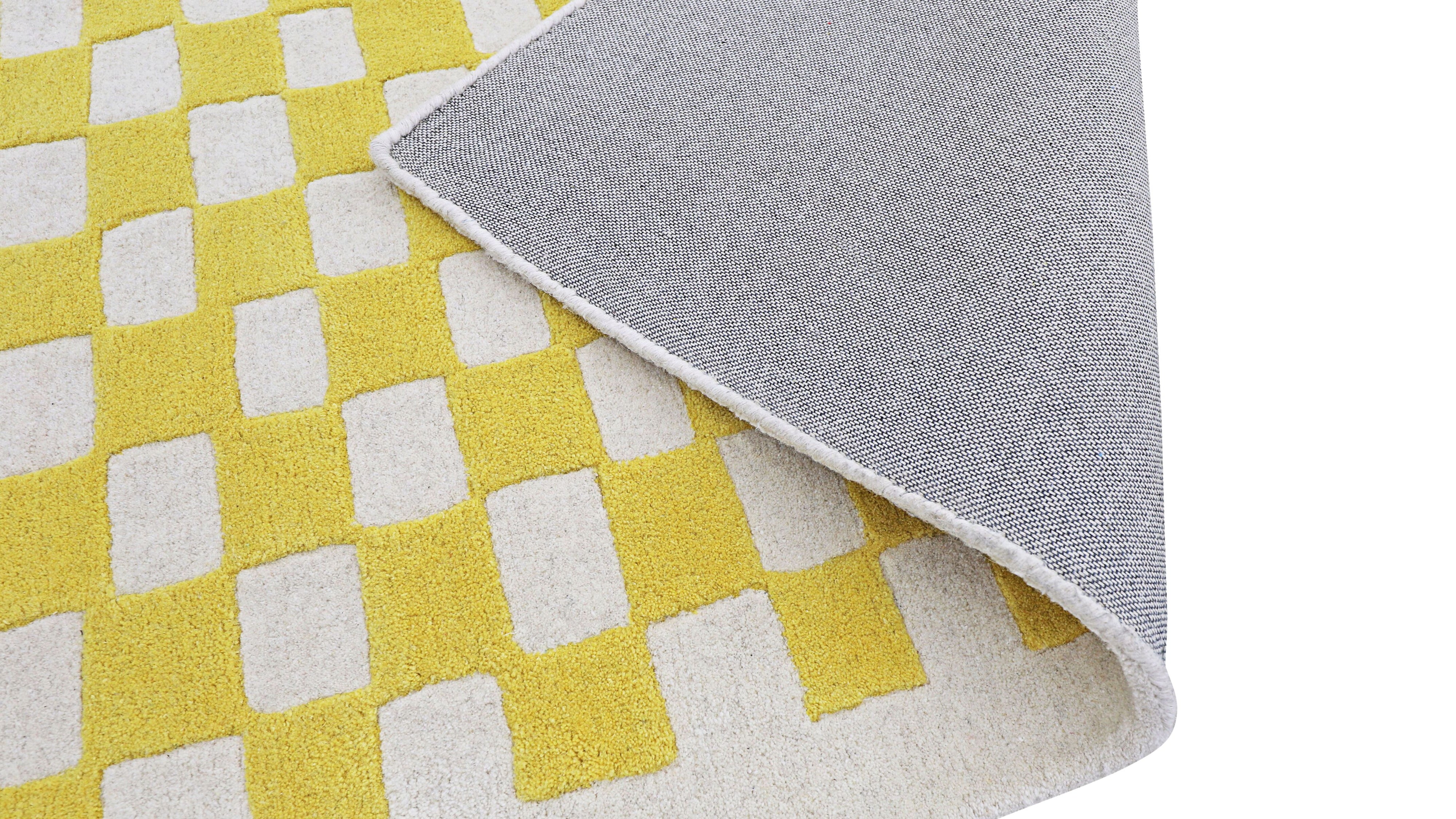 Checkers Rug x Scott Sueme, 8x10, Sunshine