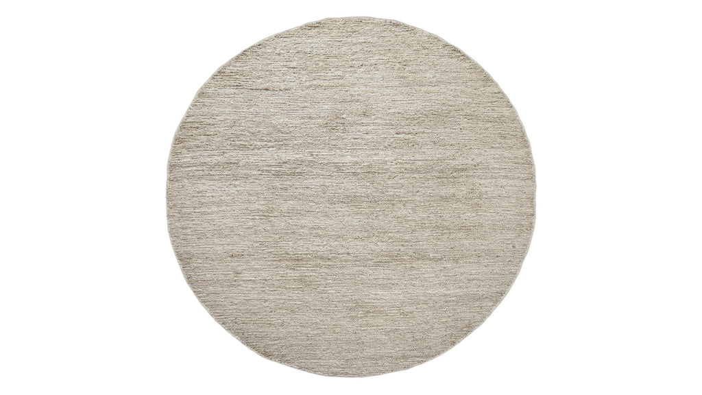 West Coast Rug Round, 7x7, Vanilla - Sundays Company