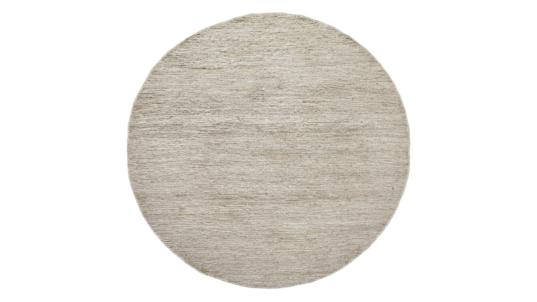 West Coast Rug Round, 7x7, Vanilla