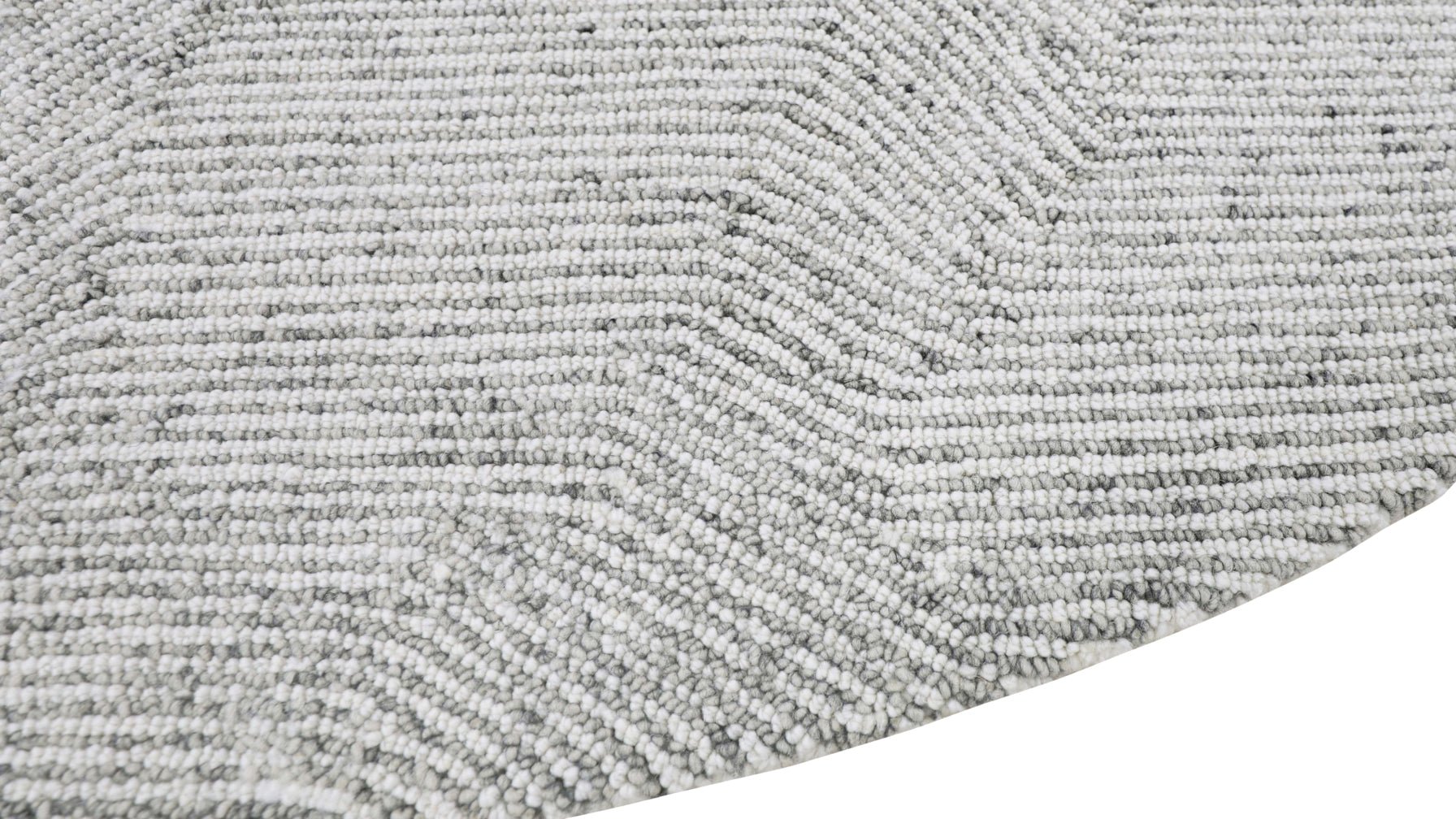 Rocky Road Rug Round, 7 X 7, Frost - Sundays CompanyRUG - JH - 058 - 018