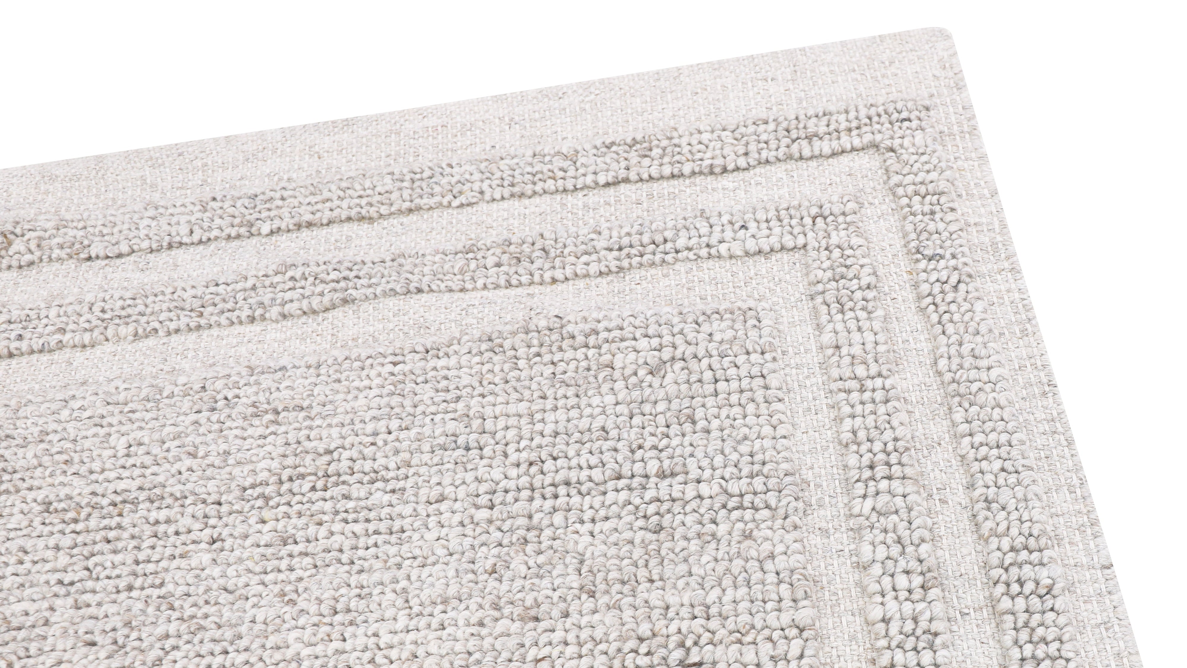 Shaughnessy Rug, 6X9, Fog