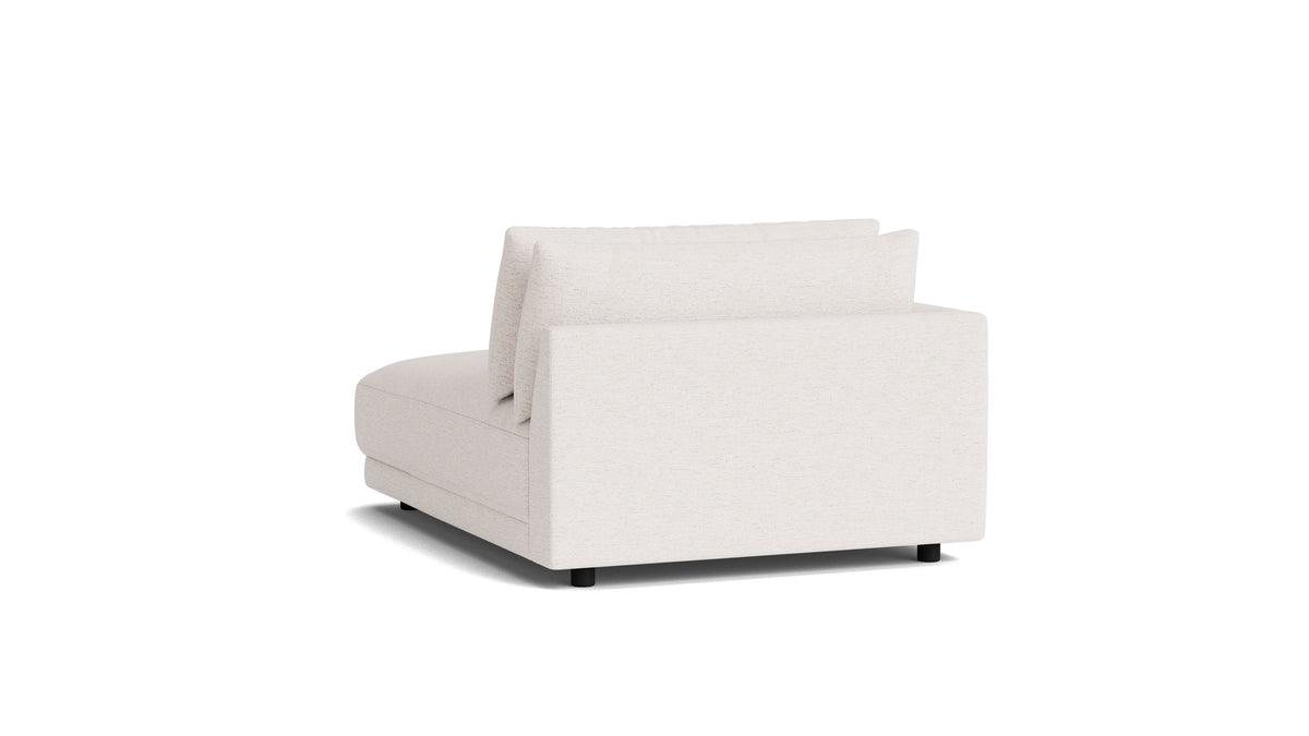 Soft Spot Left Arm Chaise, Nomad Snow — alternate view
