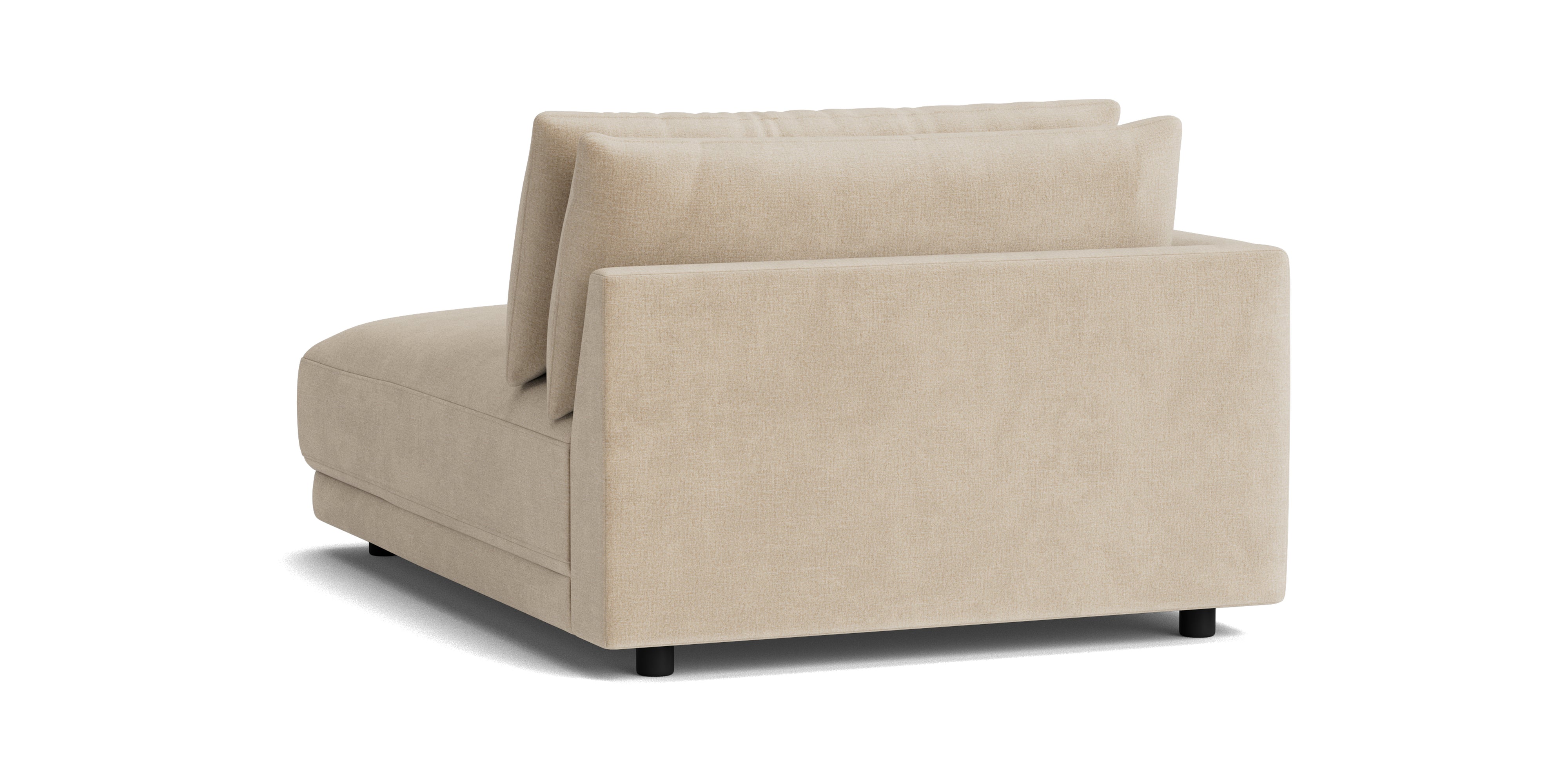 Soft Spot Left Arm Chaise, Cashew