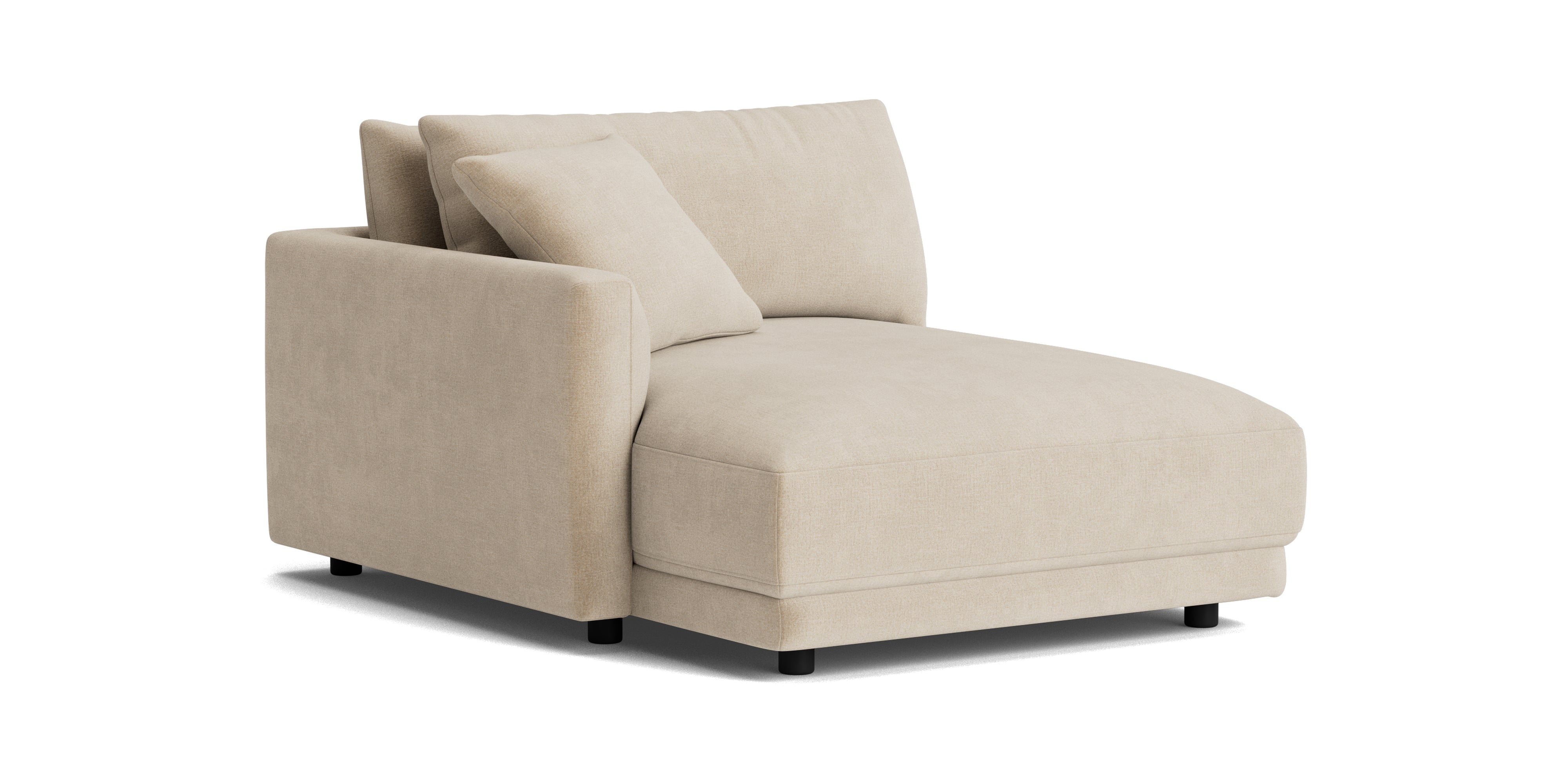 Soft Spot Left Arm Chaise, Cashew