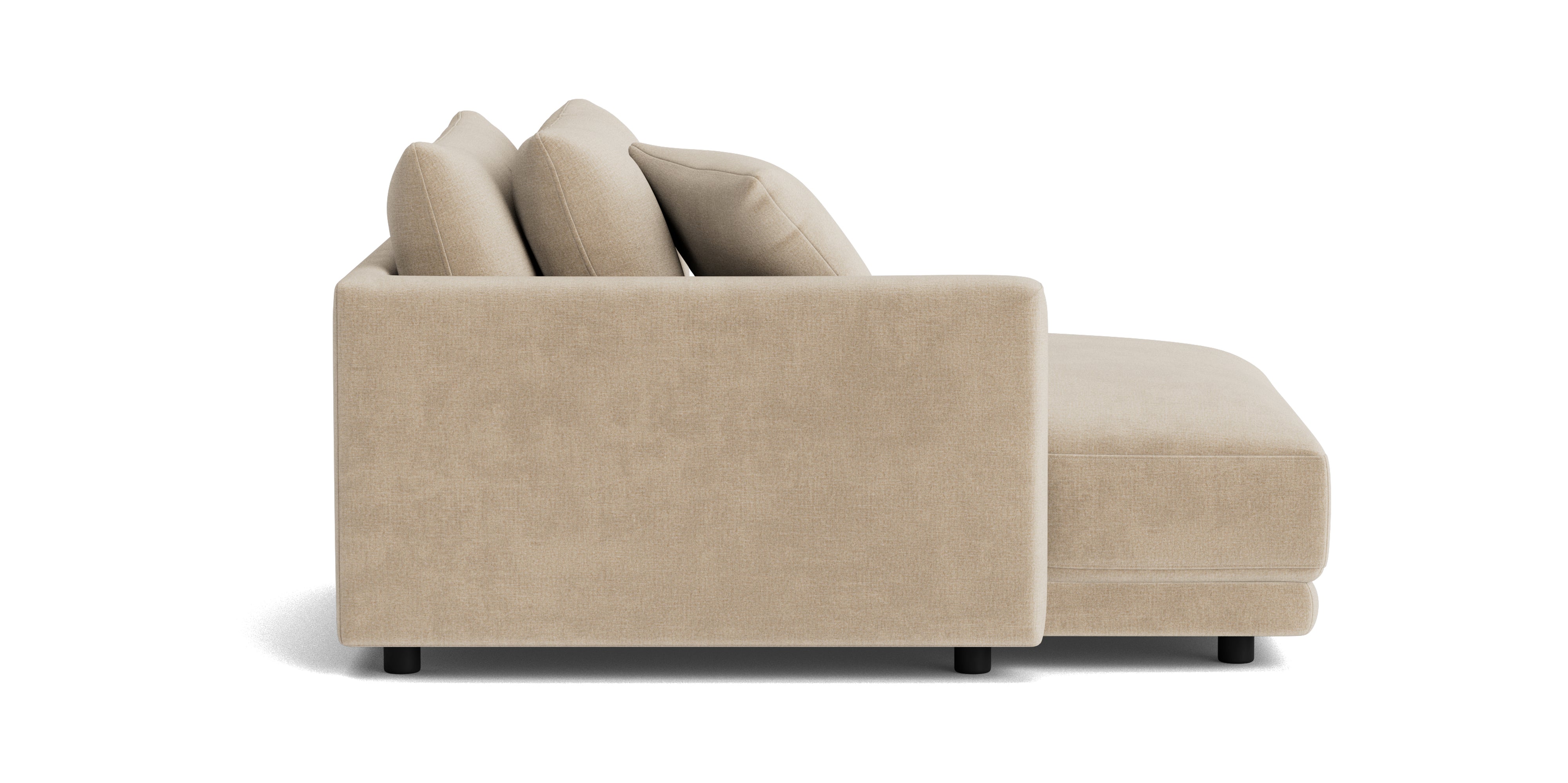 Soft Spot Left Arm Chaise, Cashew