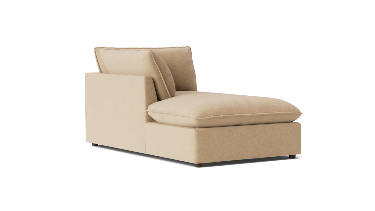 Chill Time Left Arm Chaise, Hazelnut — alternate view