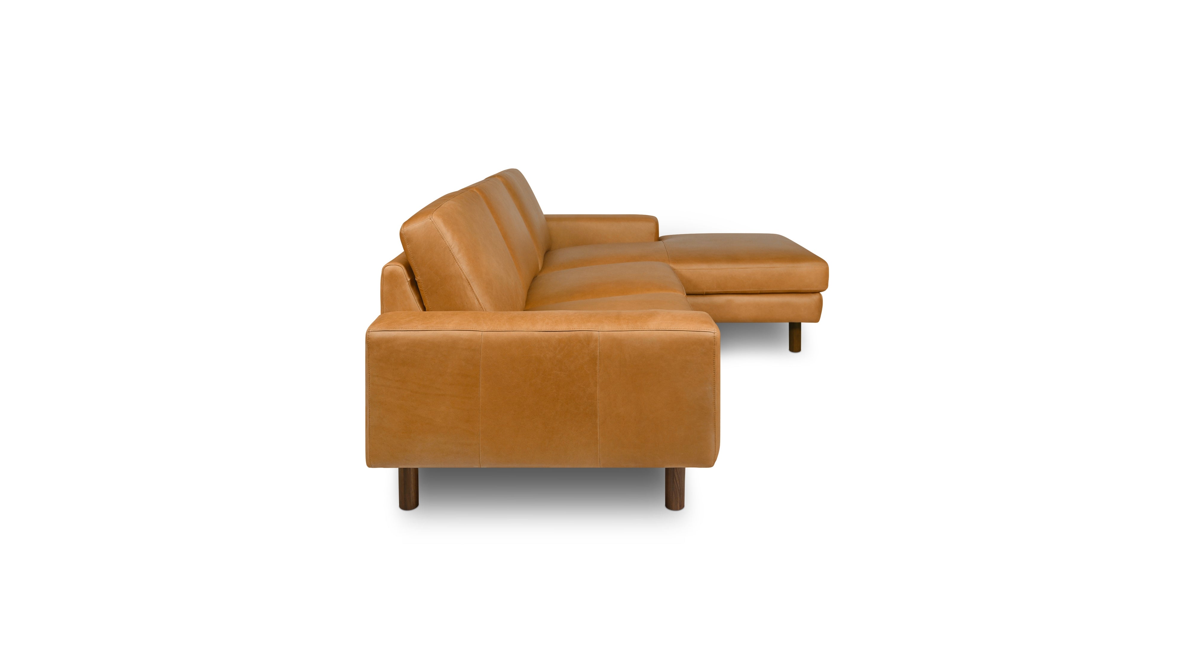 Right At Home Sectional, Right, Golden Tan