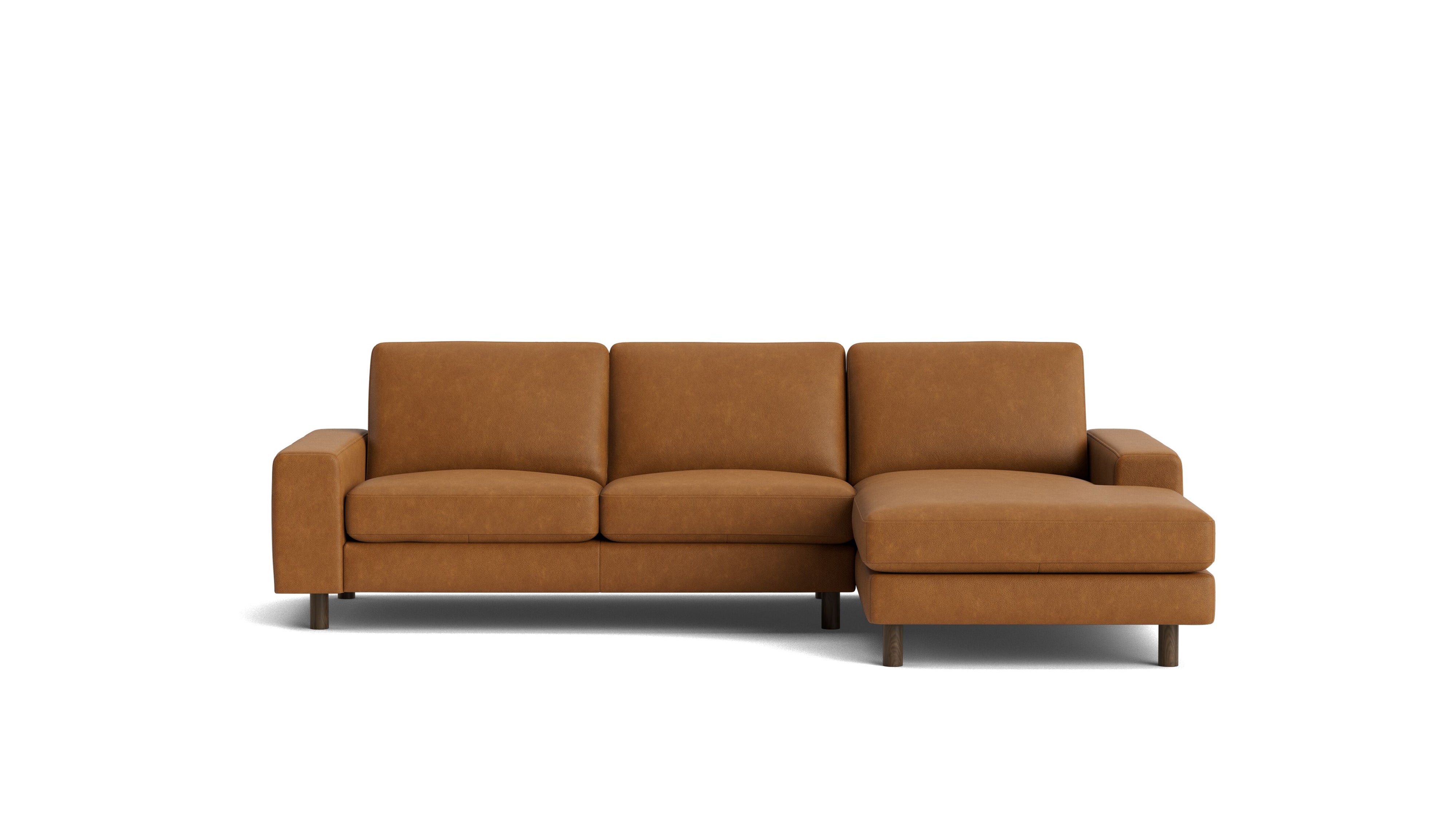 Right At Home Sectional, Right, Golden Tan