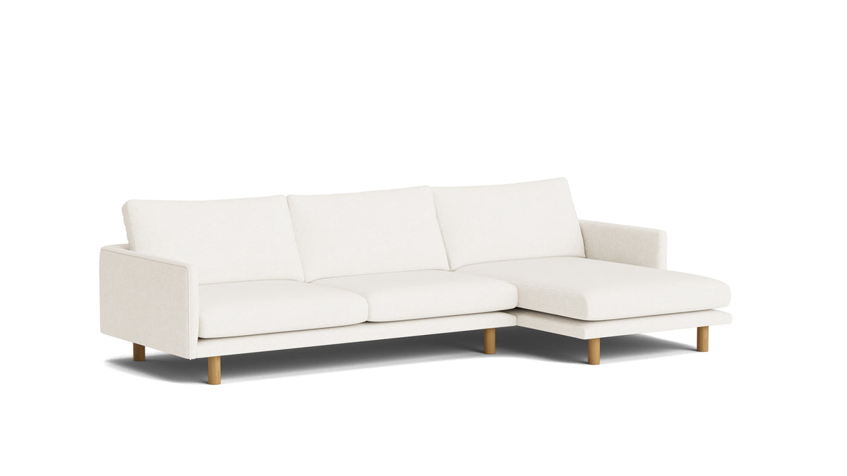 Just Right Sectional, Right, Turtledove — alternate view