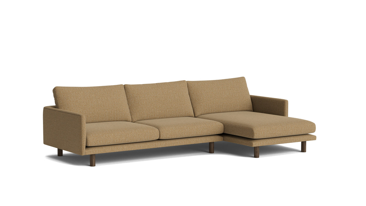 Just Right Sectional, Right, Toasted Oat