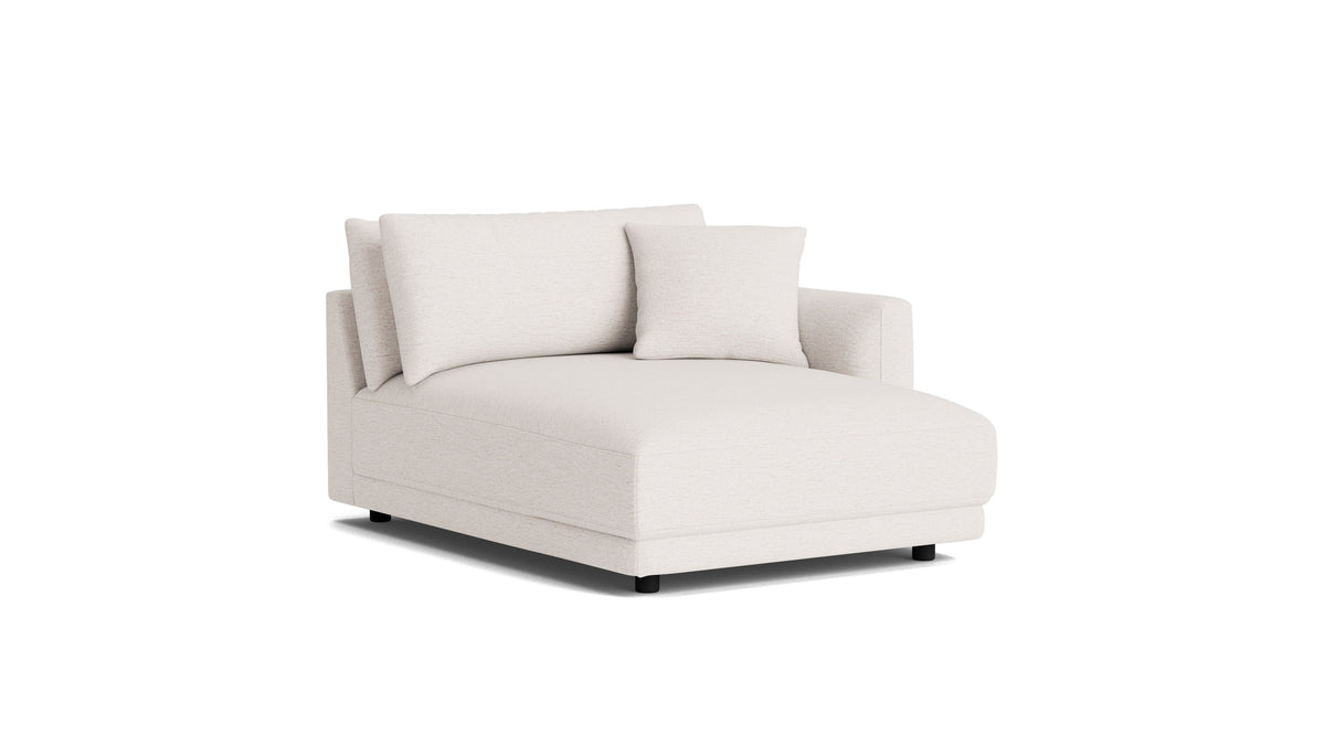Soft Spot Right Arm Chaise, Nomad Snow — alternate view