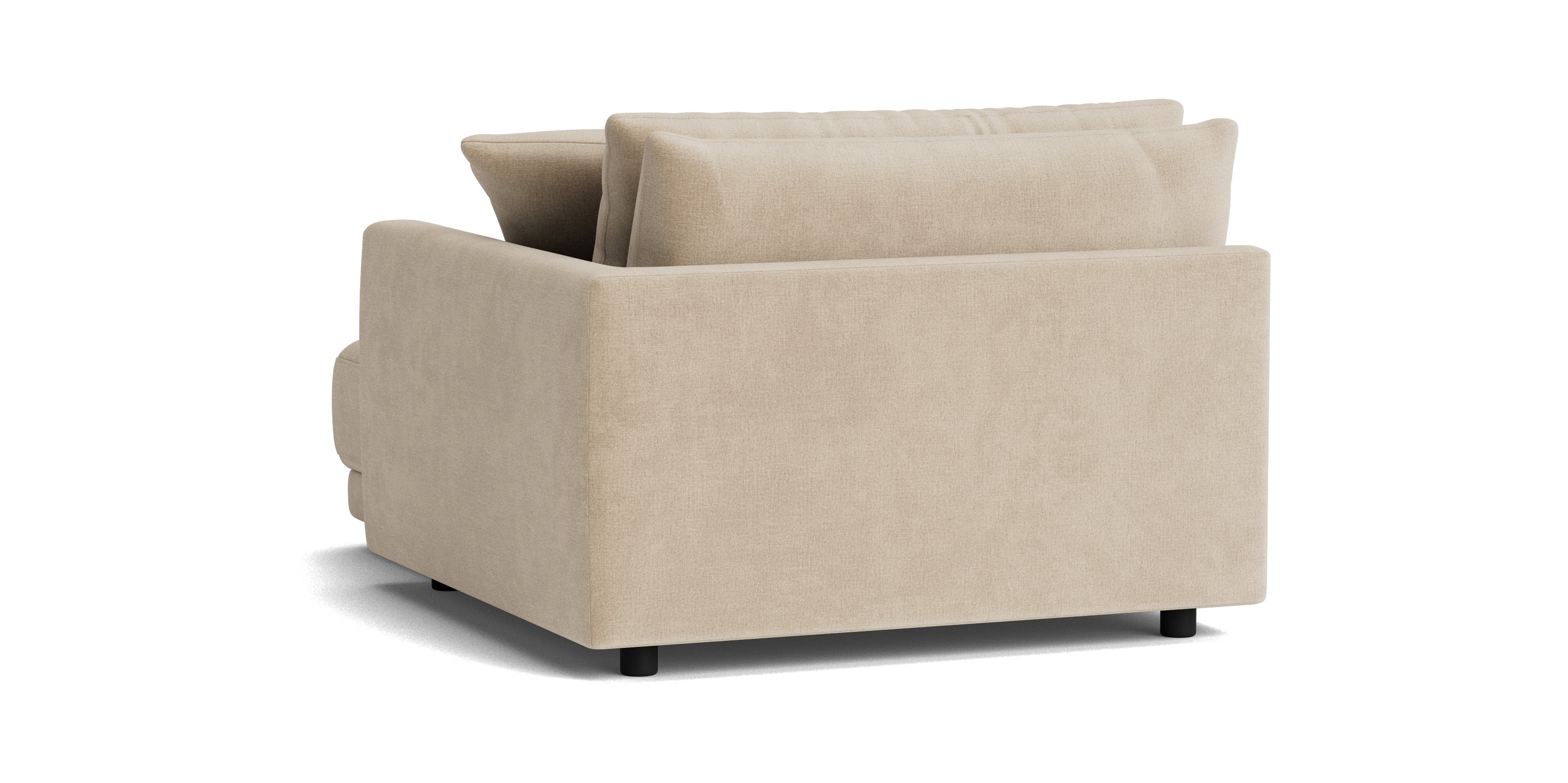 Soft Spot Right Arm Chaise, Cashew