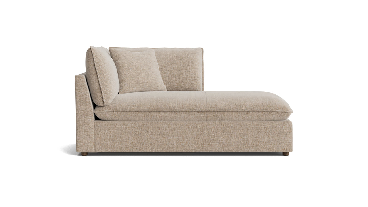 Chill Time Right Arm Chaise, Champagne