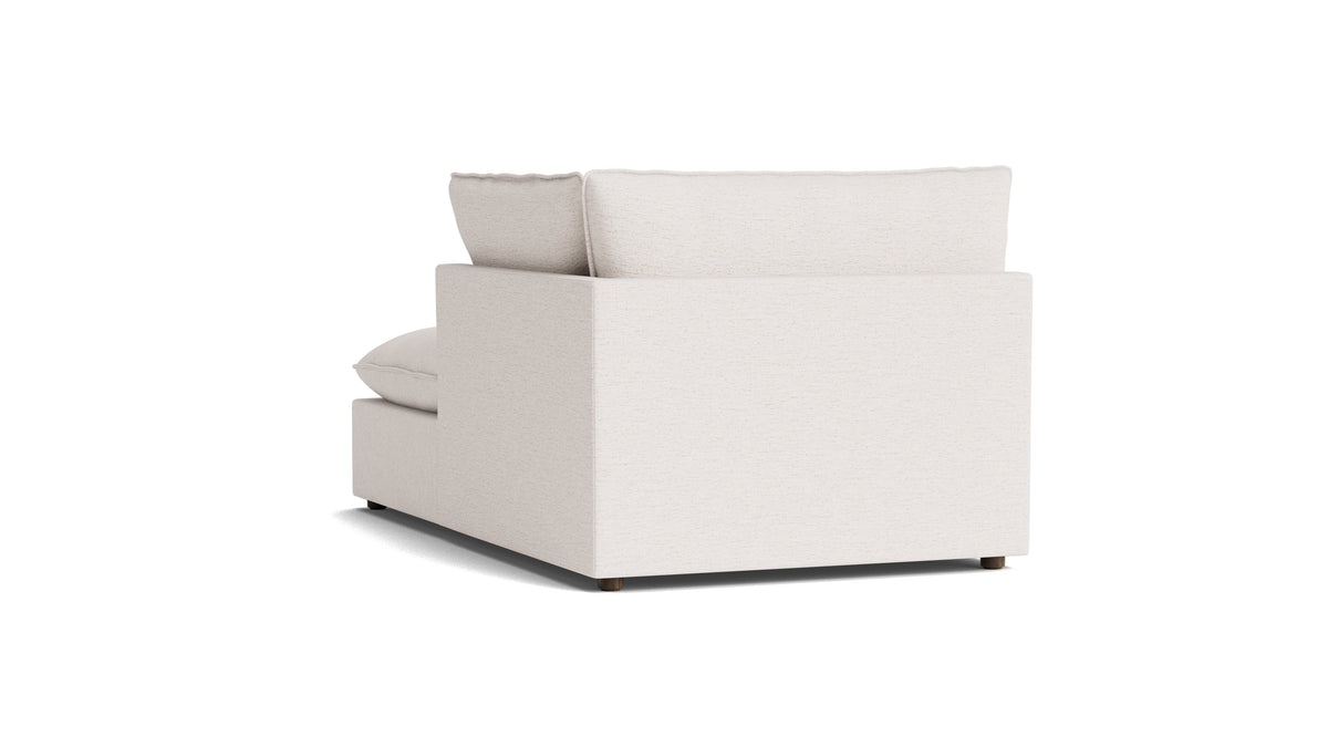 Chill Time Right Arm Chaise, Nomad Snow — alternate view