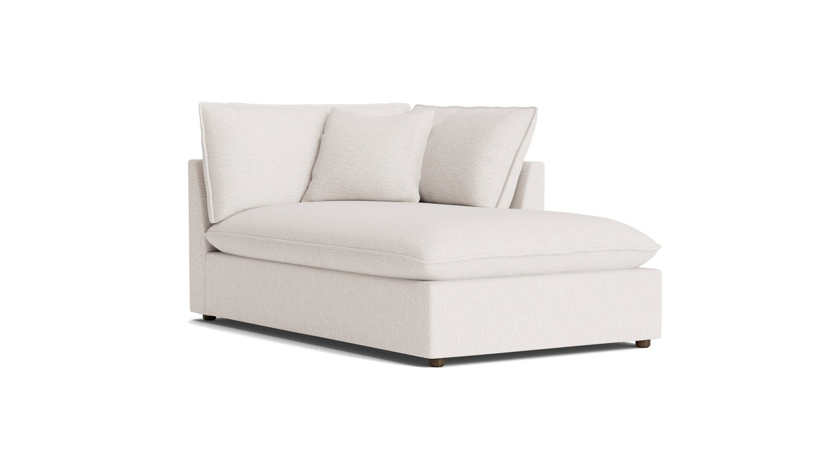Chill Time Right Arm Chaise, Nomad Snow