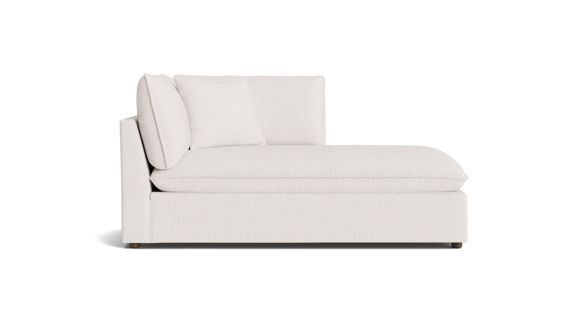 Chill Time Right Arm Chaise, Nomad Snow — alternate view