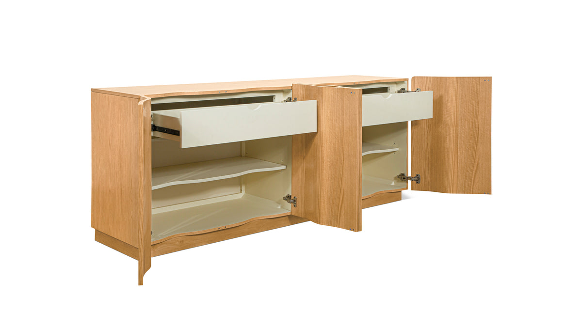 Ripple Sideboard, Oak — alternate view