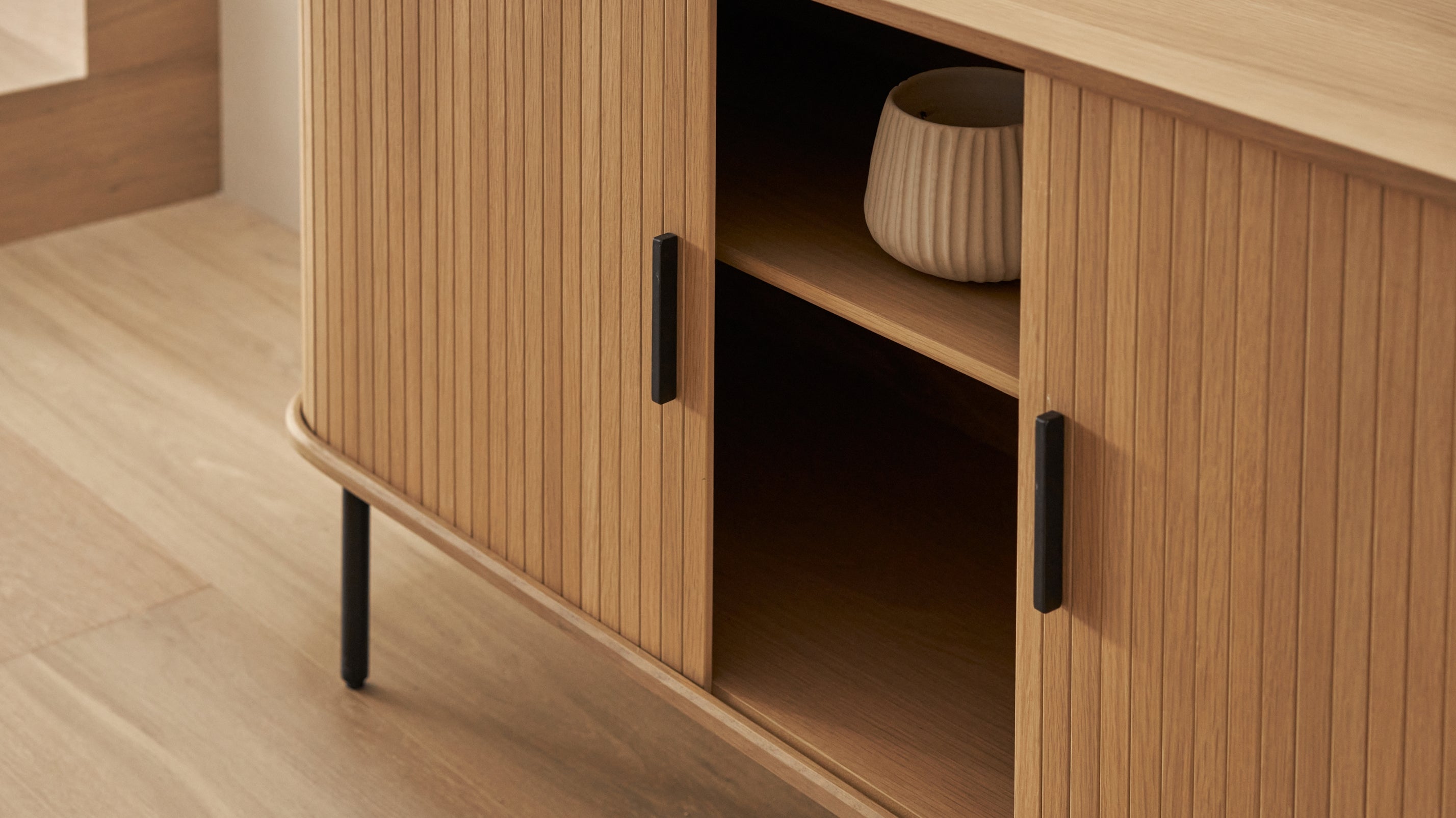 Easy Edge Sideboard, Regular, White Oak