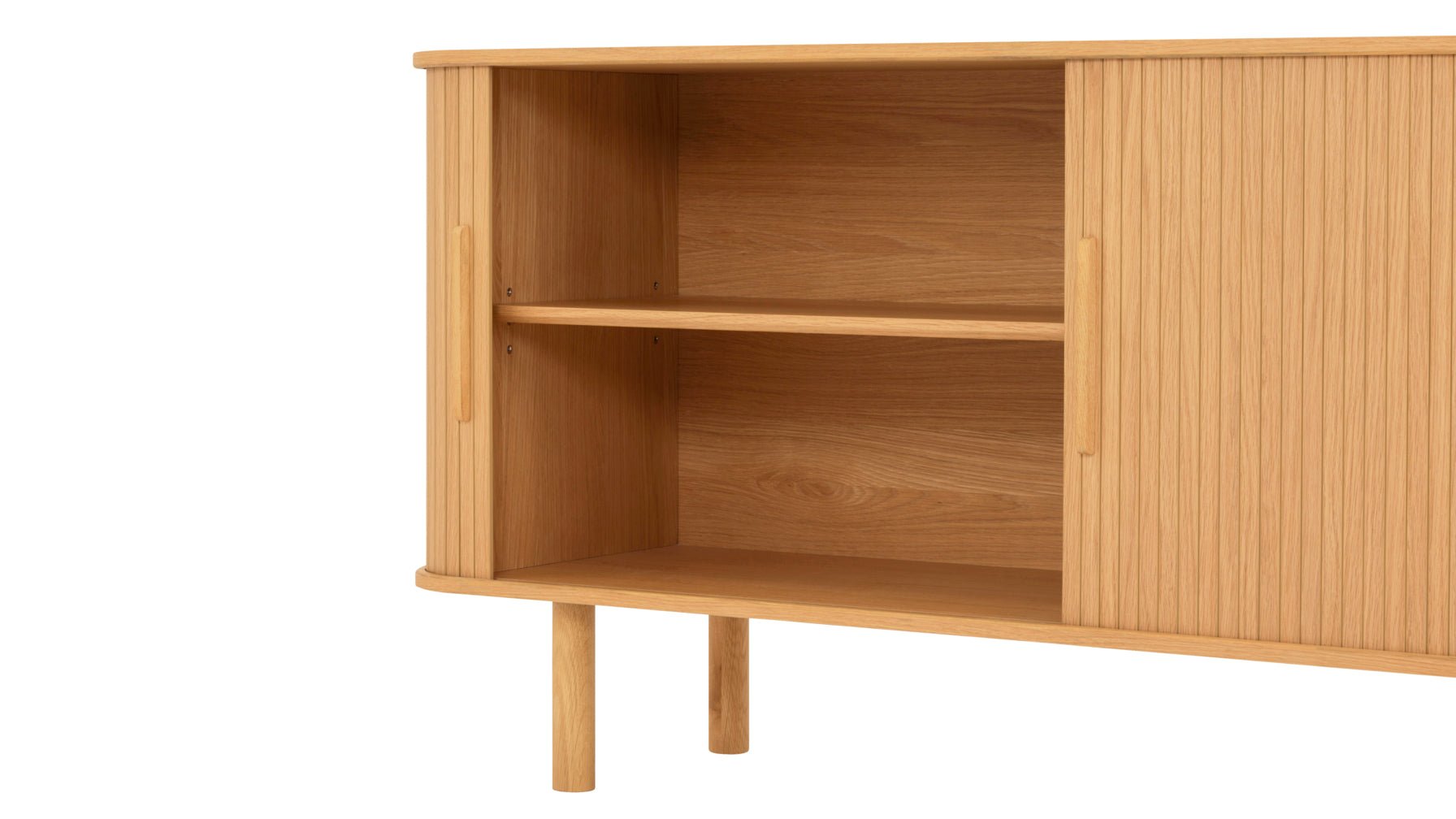 Easy Edge Sideboard All Wood, Regular, White Oak