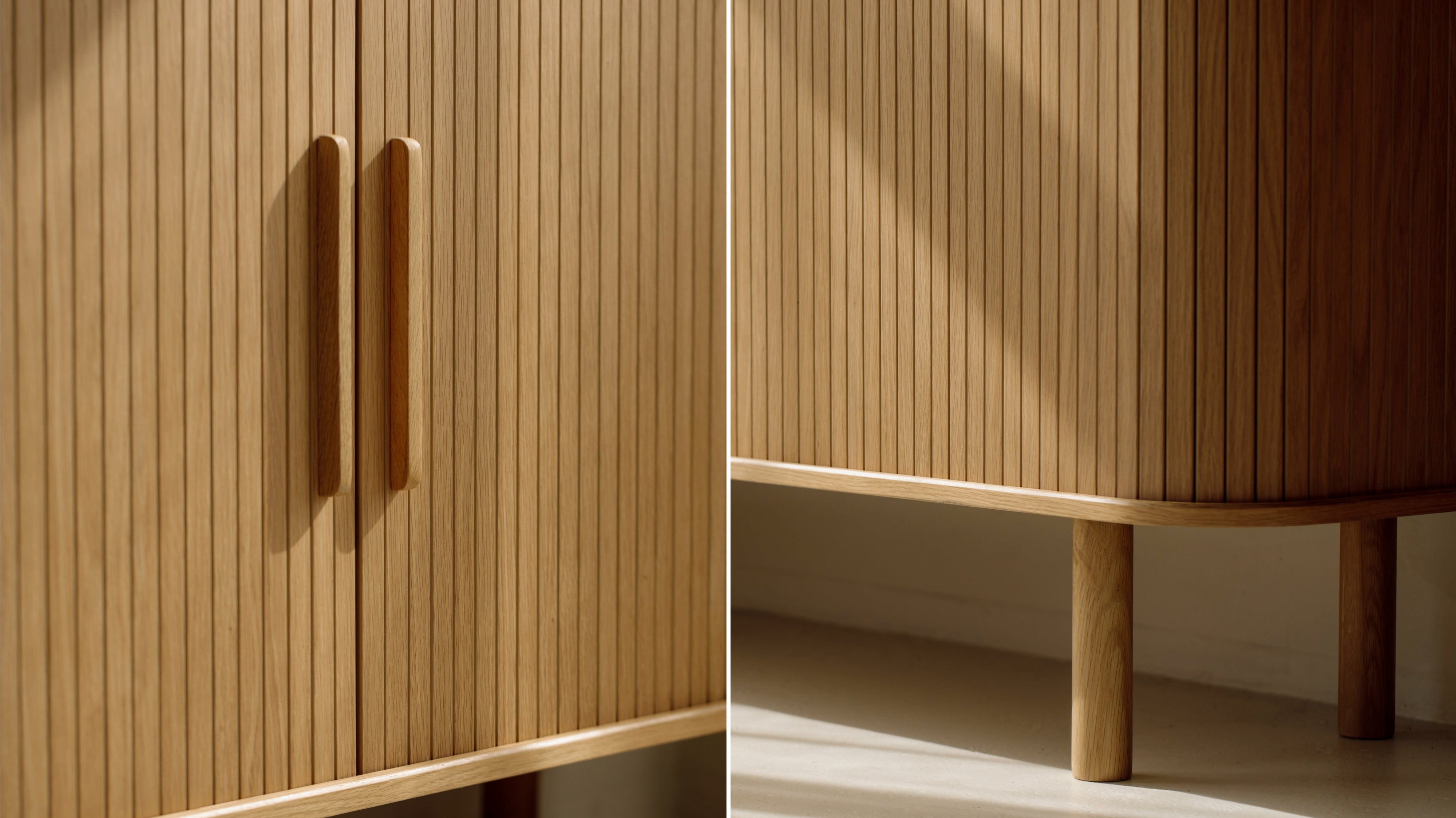 Easy Edge Sideboard All Wood, Regular, White Oak