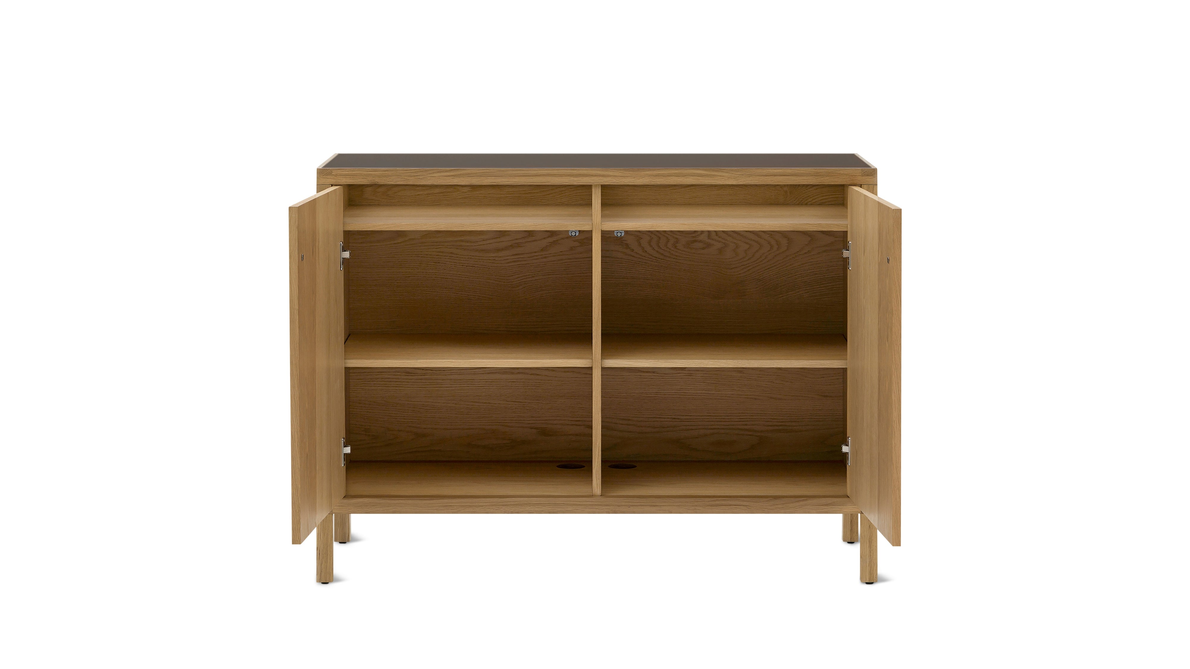 Glimpse Cabinet, White Oak