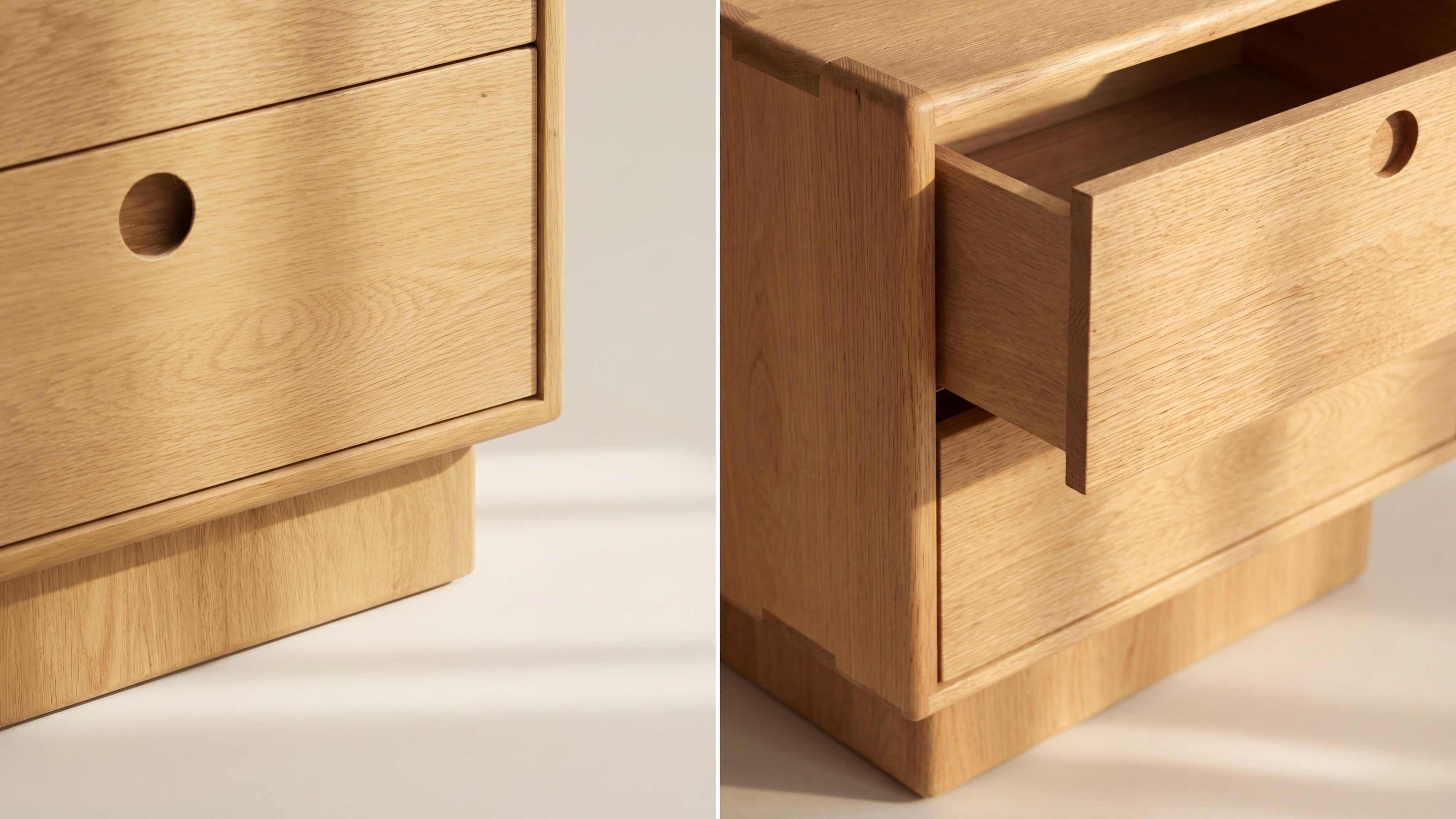 Glimpse Sideboard, White Oak