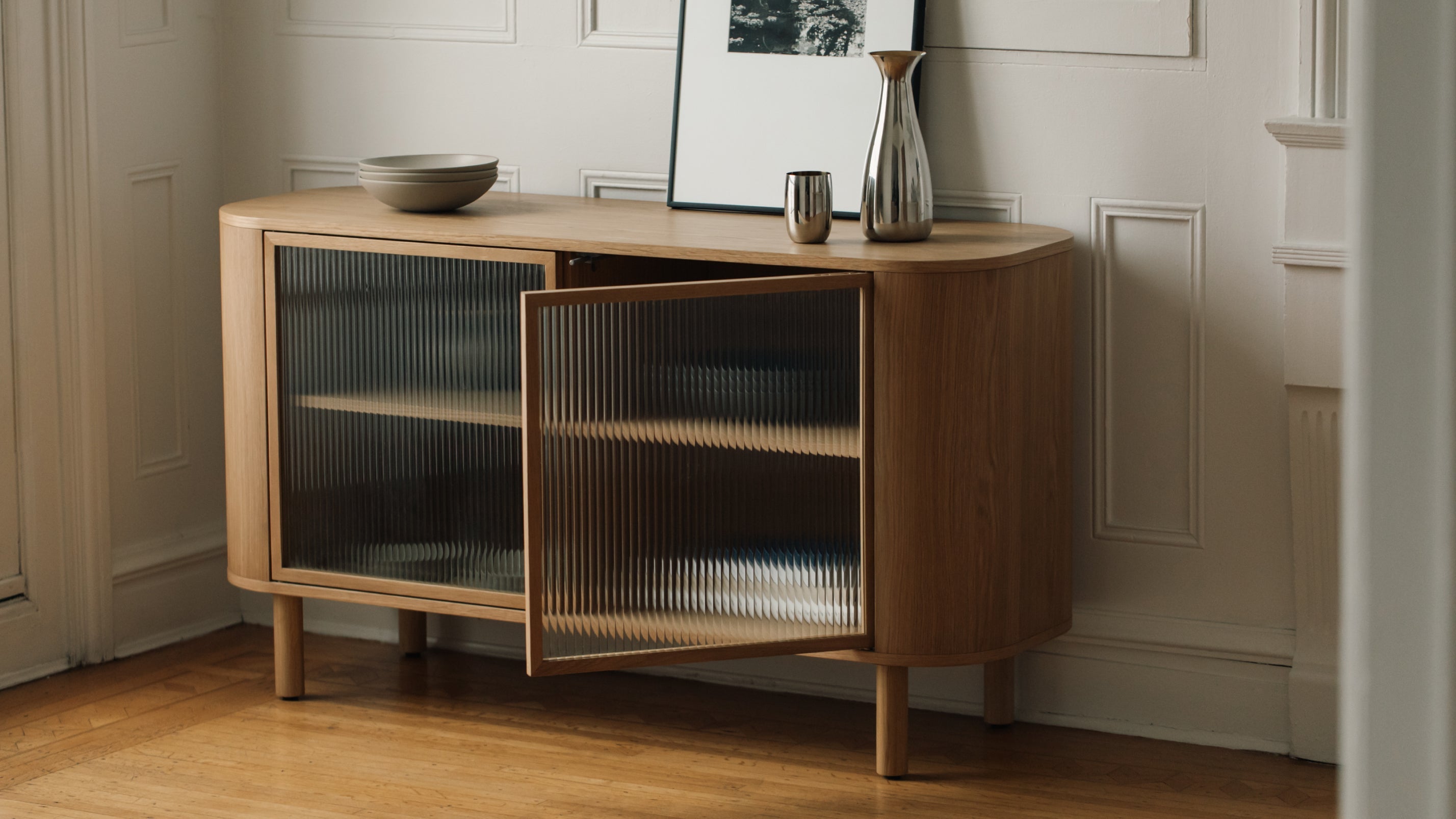 Showcase Sideboard, White Oak