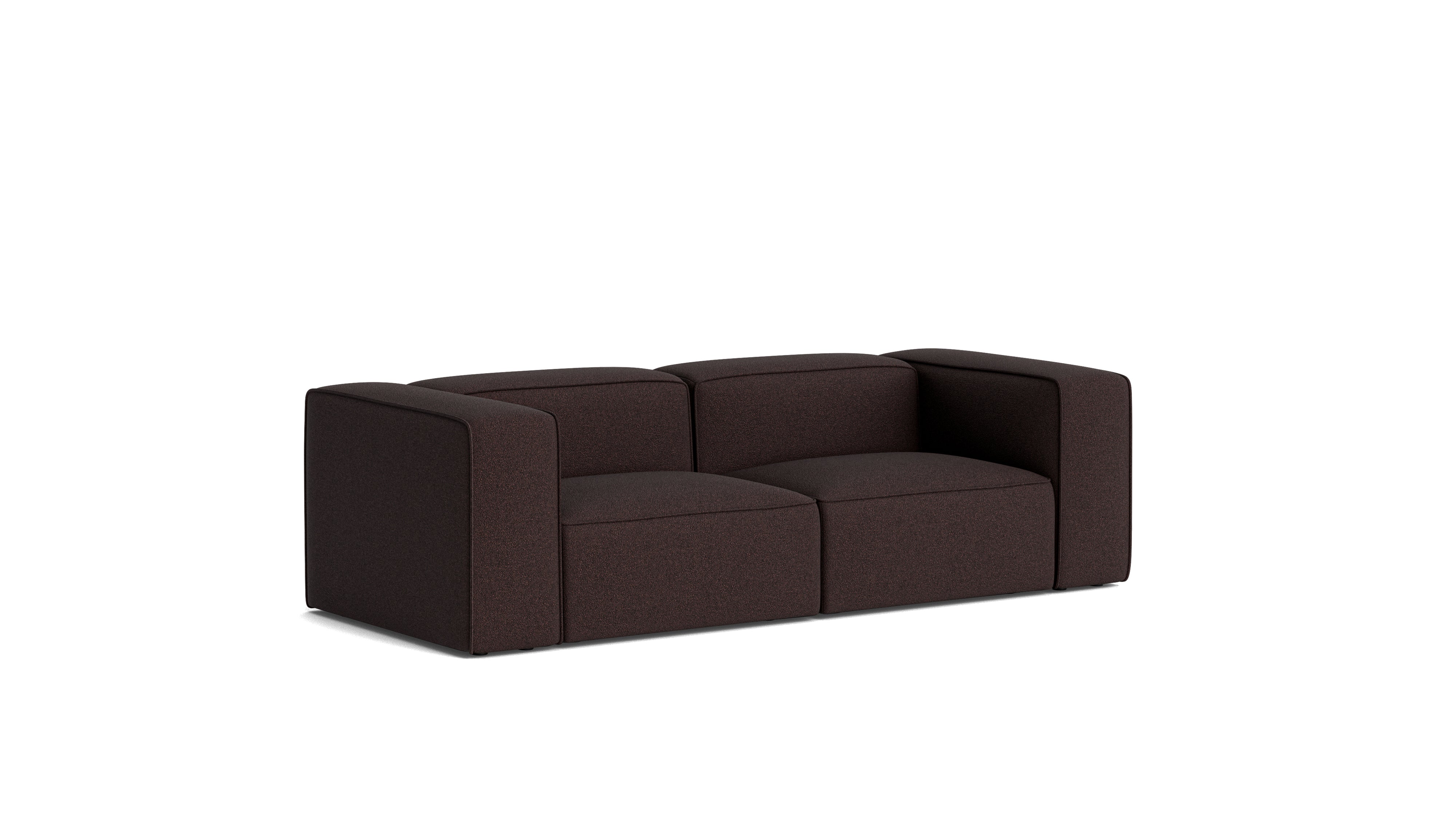 Common Ground 2-Piece Modular Sofa, Brownie